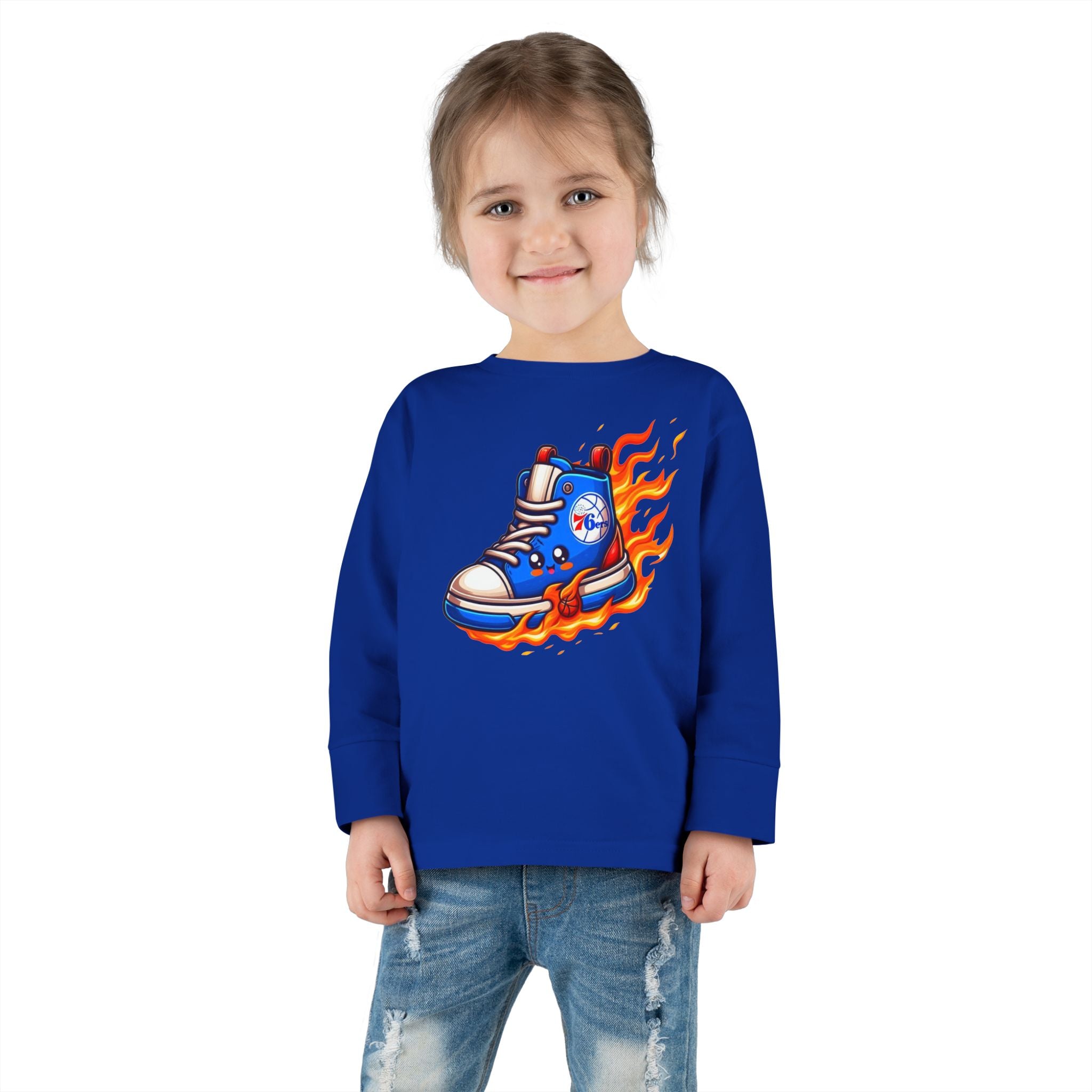 Philadelphia 76ers Toddler Long Sleeve Tee