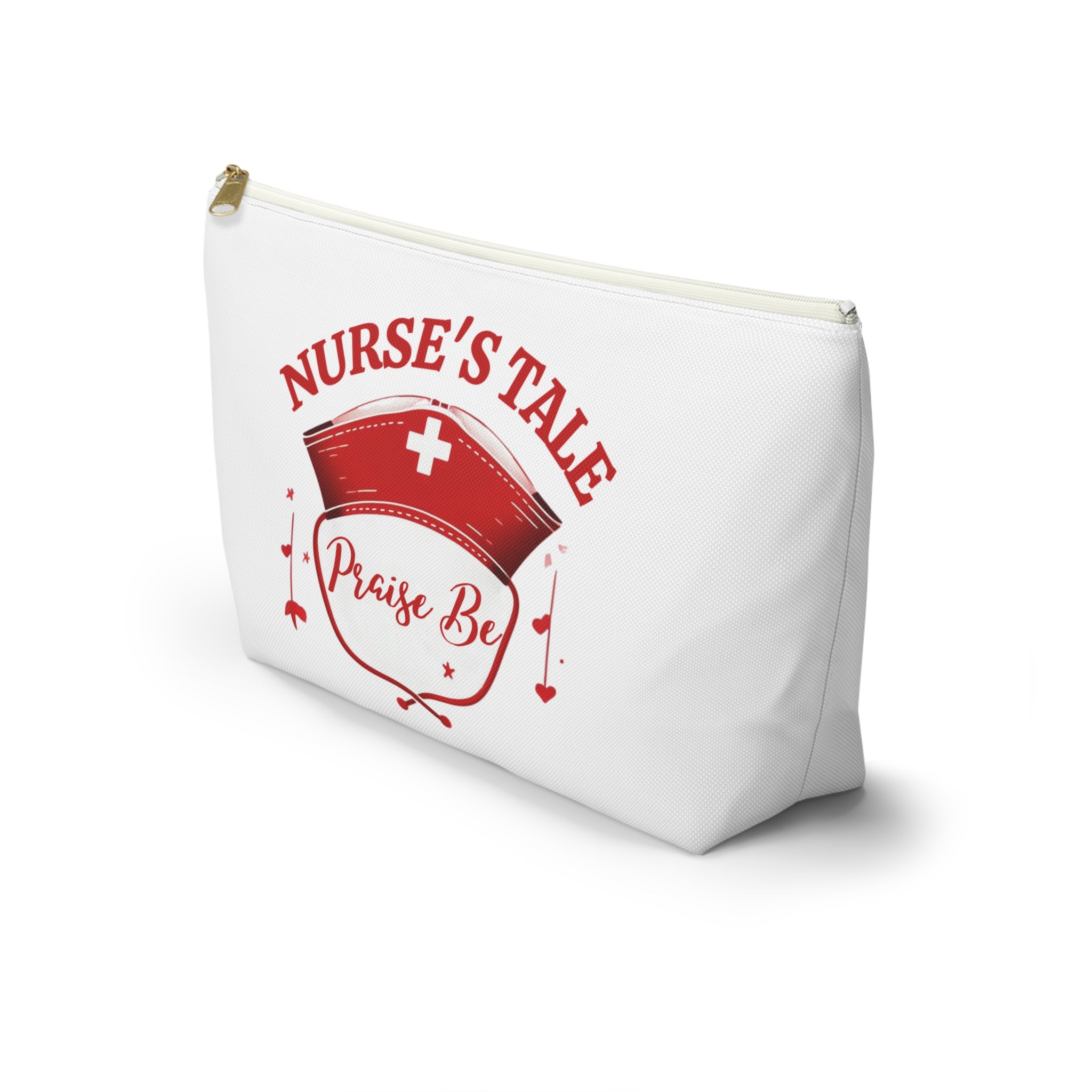 Nurse's Tale Accessory Pouch, Perfect Nurse Gift, Cosmetic Bag, Makeup Organizer, Cute Healthcare Pouch, Medical Supplies Case