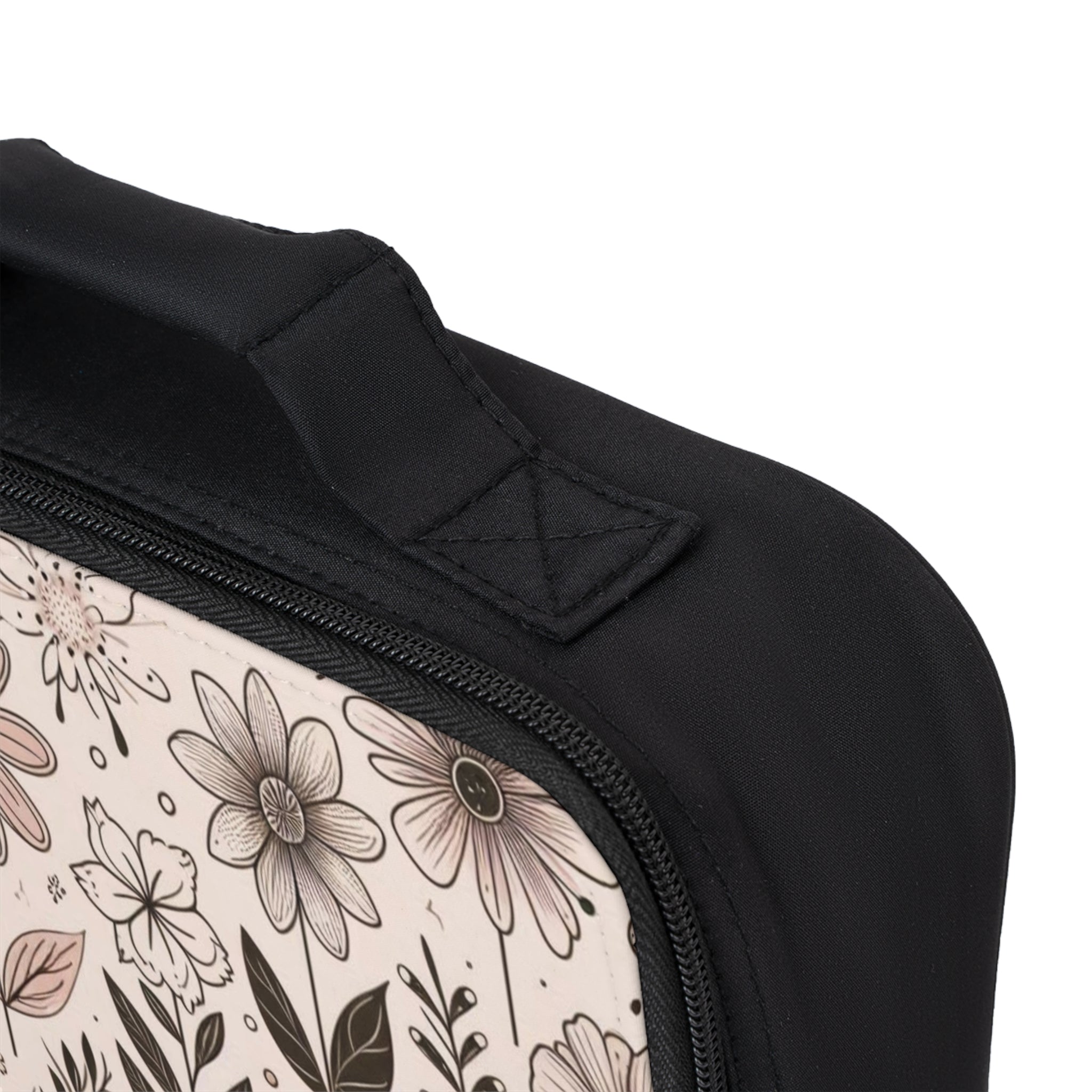 Floral Lunch Bag - Insulated Meal Tote, Cute Lunchbox for Work and School, Eco-friendly Bag for Adults & Kids, Picnic Essential