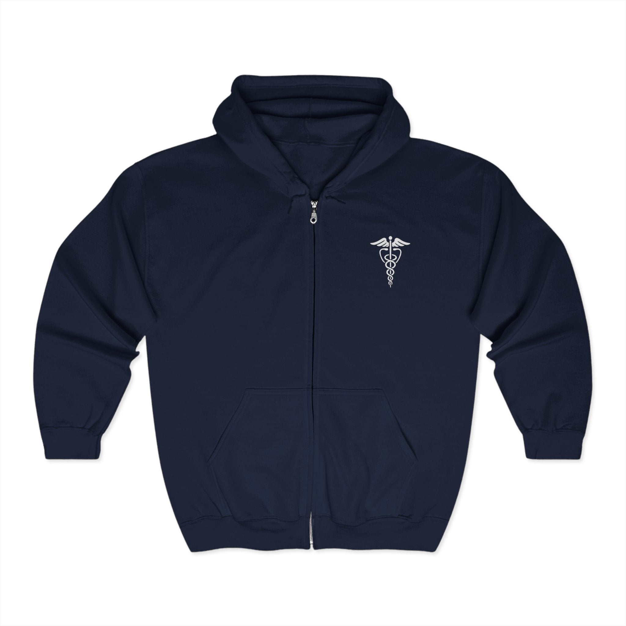 Nurse full zip up sweatshirt print on both sides