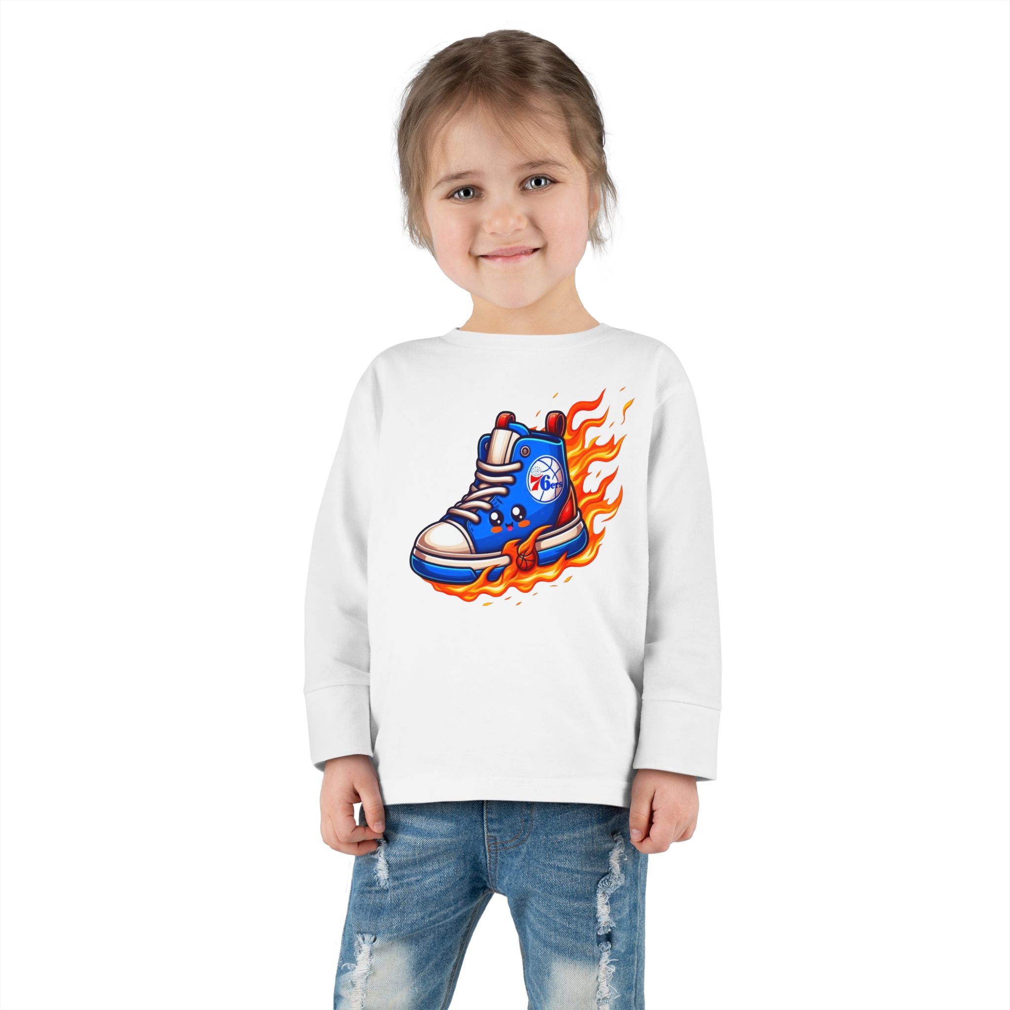 Philadelphia 76ers Toddler Long Sleeve Tee