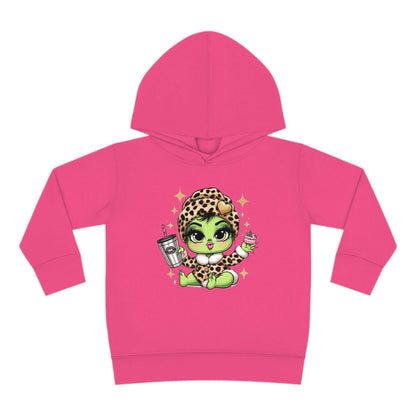 Bougie Baby Grinch Toddler Pullover Fleece Hoodie