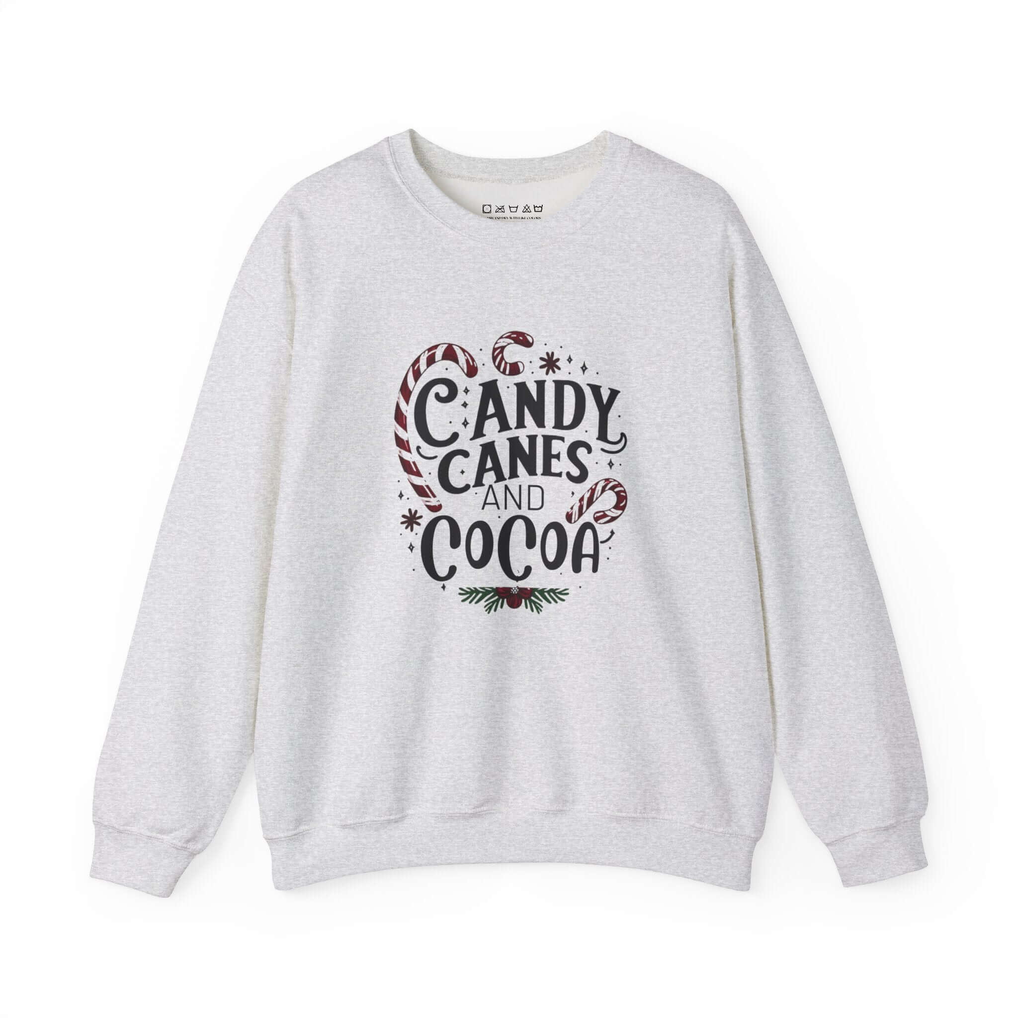 Candy Canes and Cocoa Holiday Heavy Blend™ Crewneck Sweatshirt