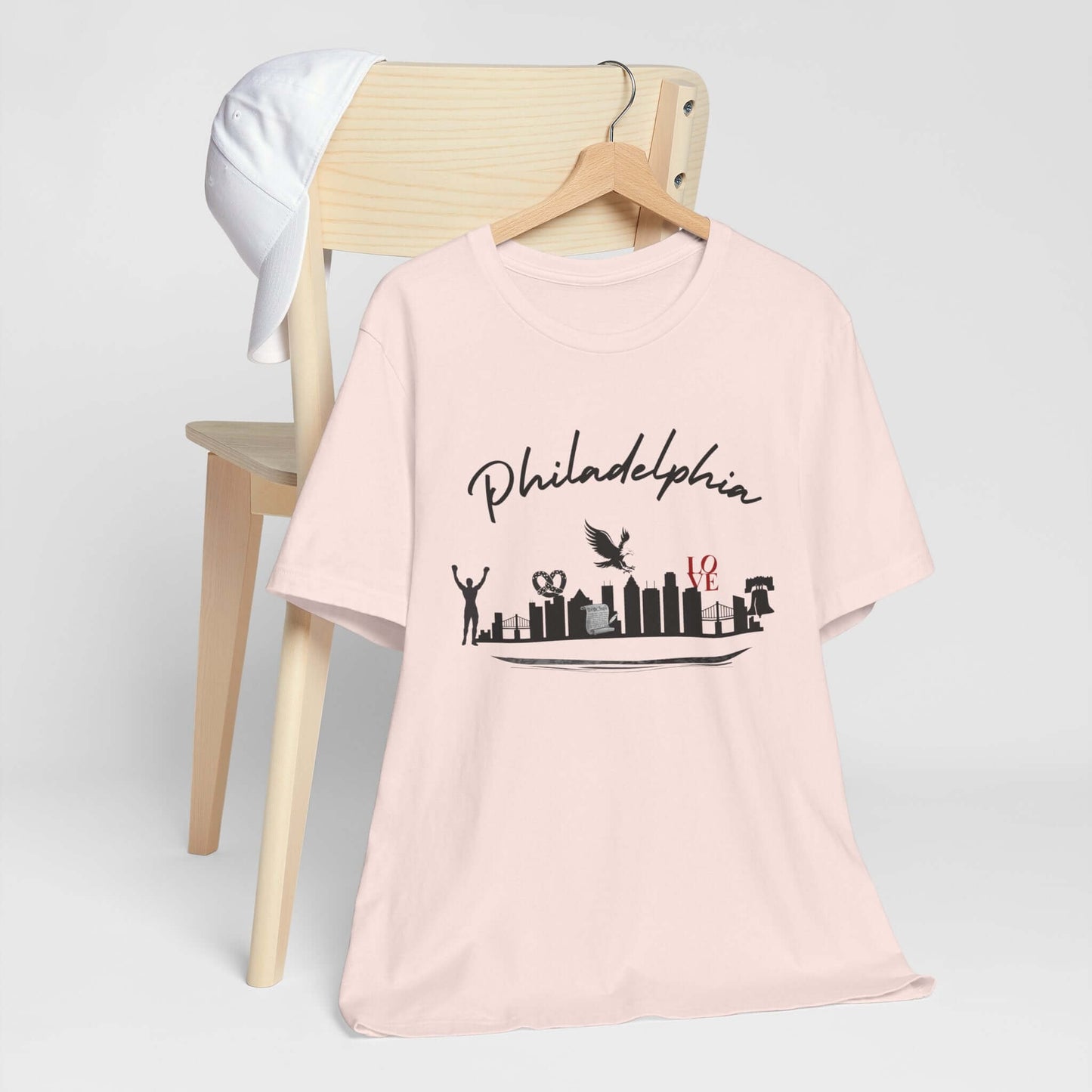 Philadelphia Skyline Shirt lightweight fabric unisex