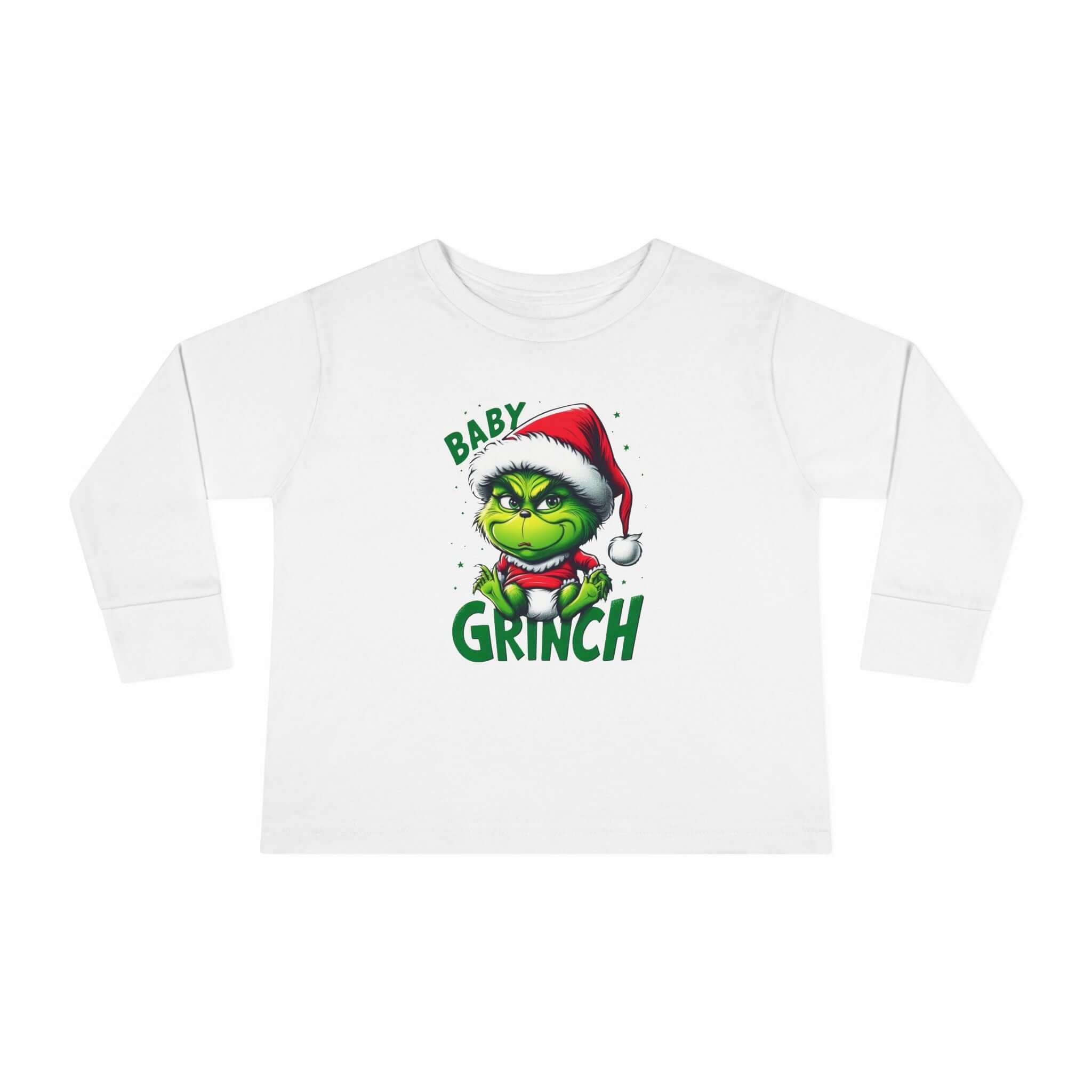 Baby Grinch Toddler Long Sleeve Tee