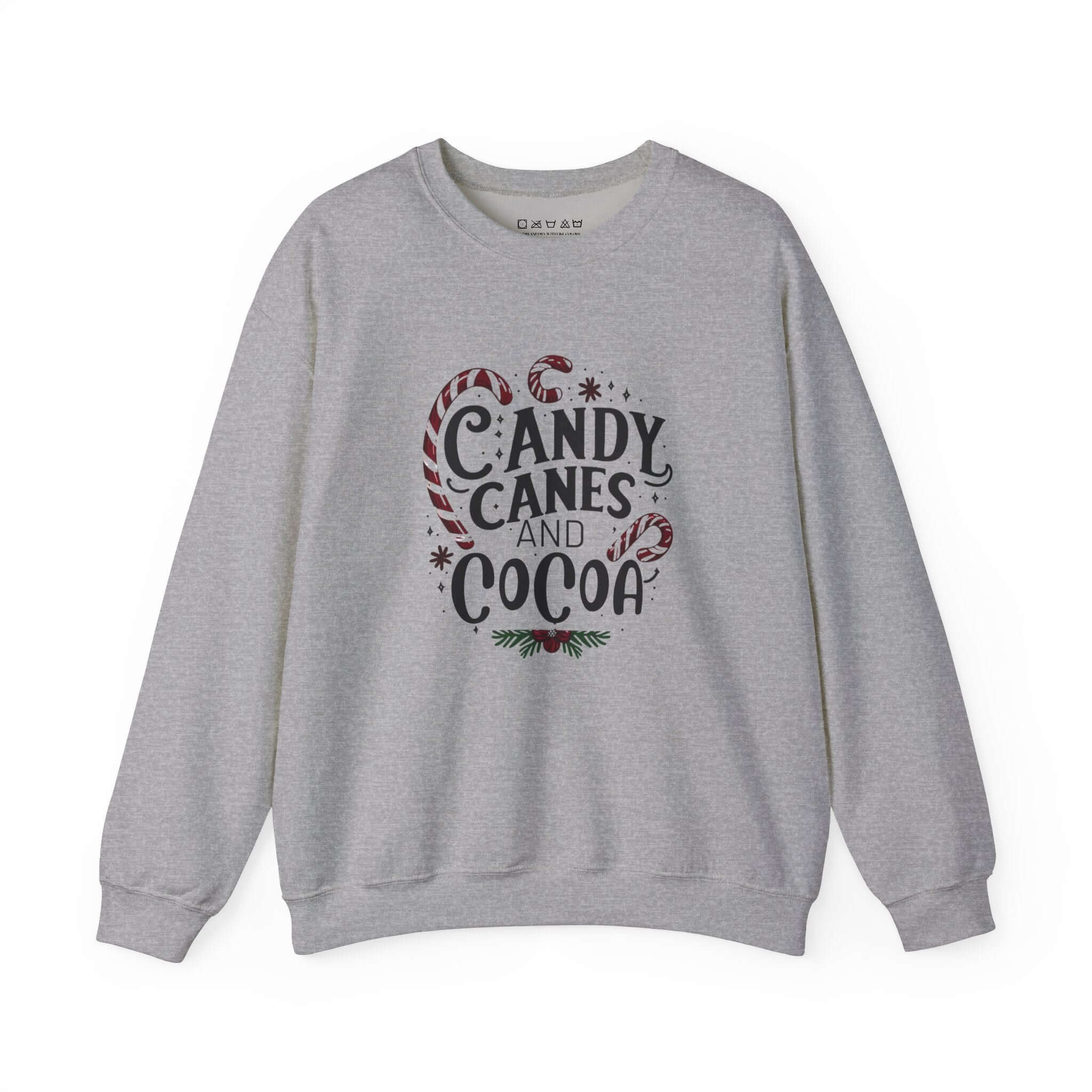 Candy Canes and Cocoa Holiday Heavy Blend™ Crewneck Sweatshirt