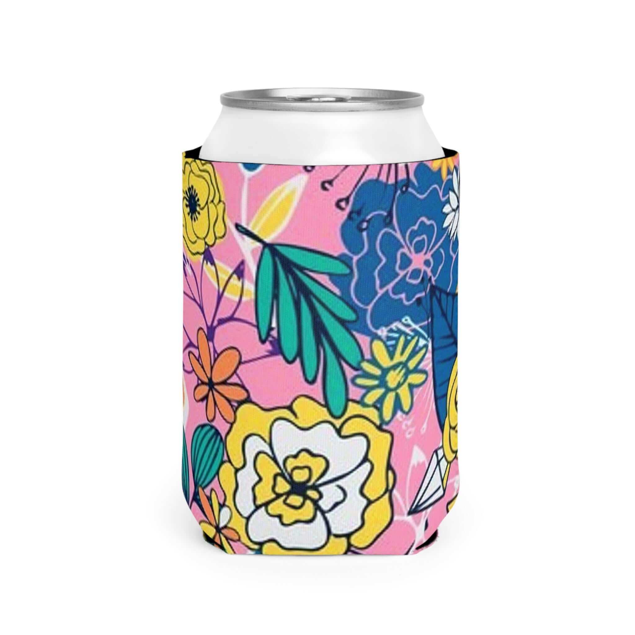 Tropical Bright Flower Koozie