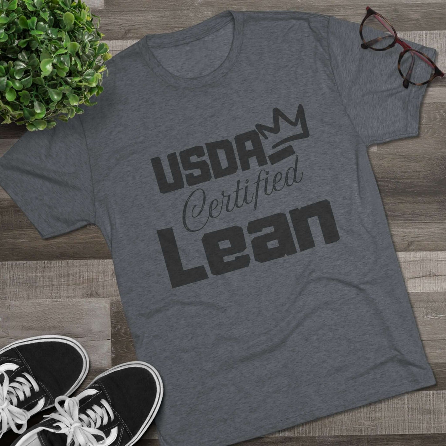 USDA certified lean mens tshirt