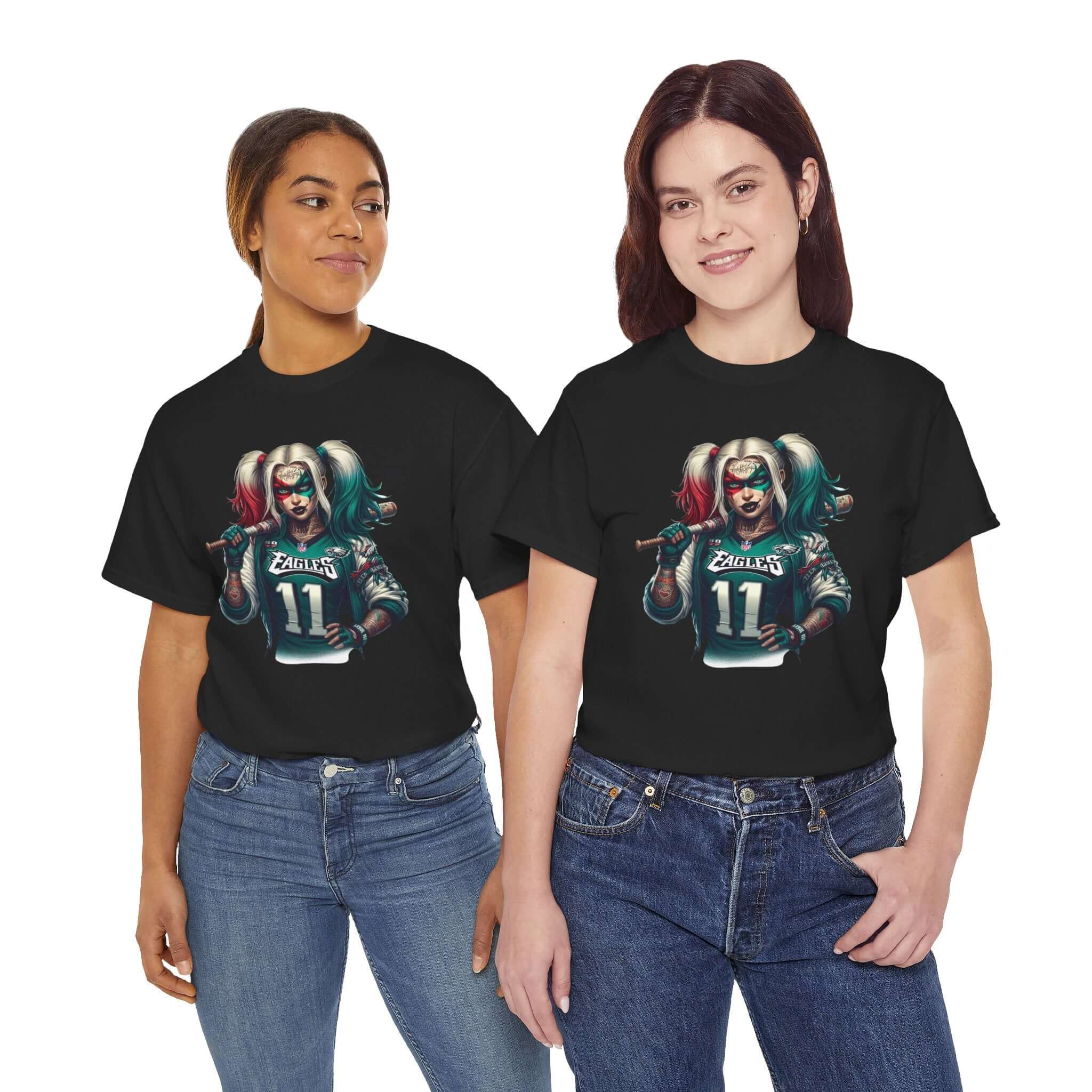 Harley Quinn Eagles Fan Unisex Heavy Cotton Tee