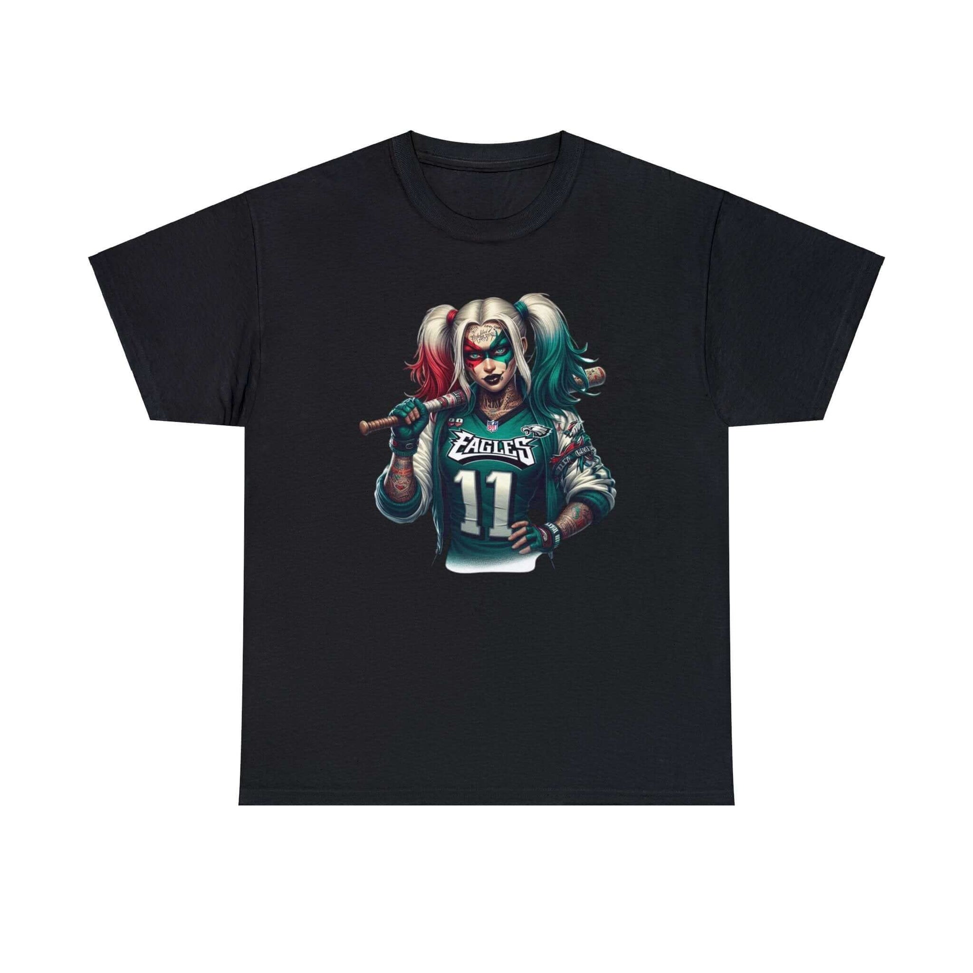 Crew neck, DTG, Eagles fan, Harley Quinn eagles, Neck Labels, Philadelphia eagles, Regular fit, T-shirts, Unisex, Women's Clothing