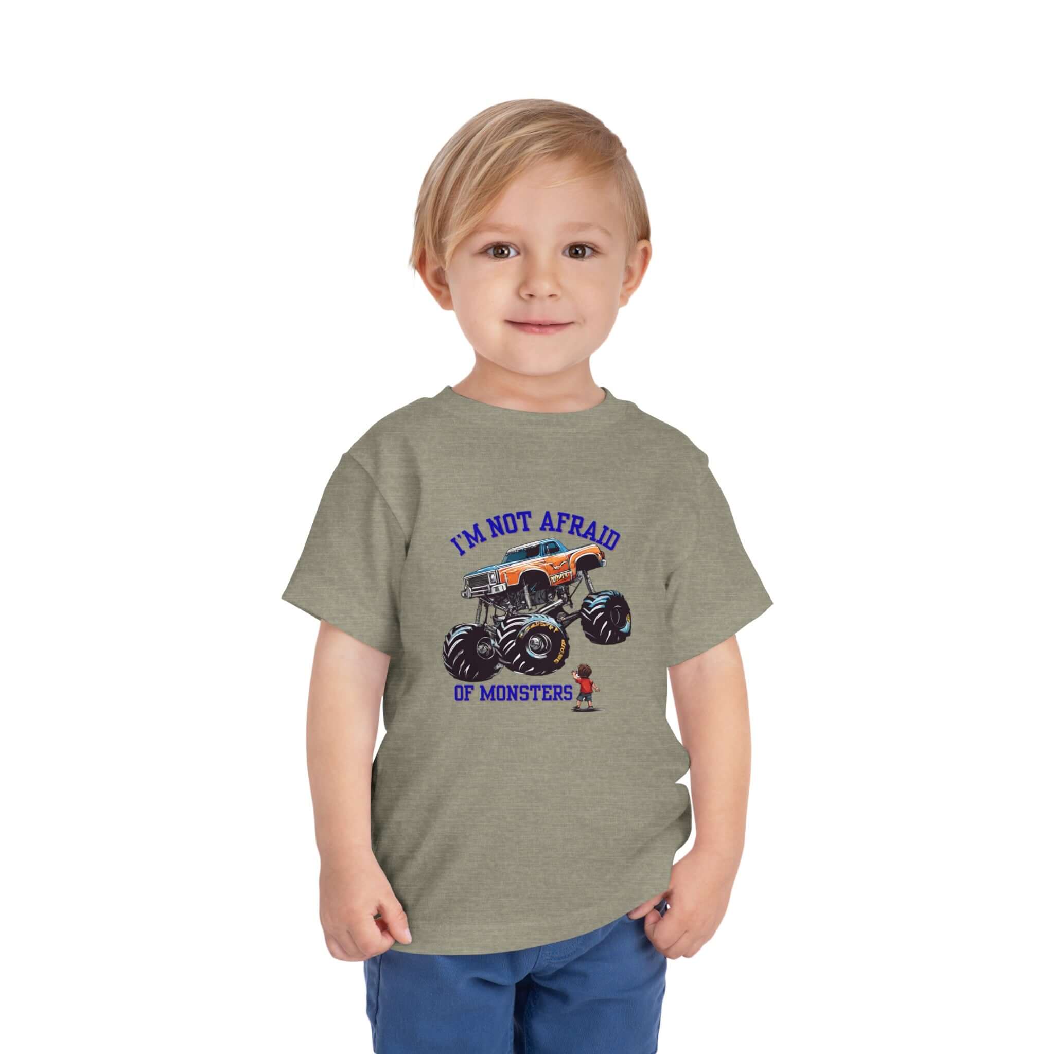 Cotton,Crew neck,DTG,Kids' Clothing,Monster truck shirt kids,Monster truck tshirt,Neck Labels,Regular fit,T-shirts