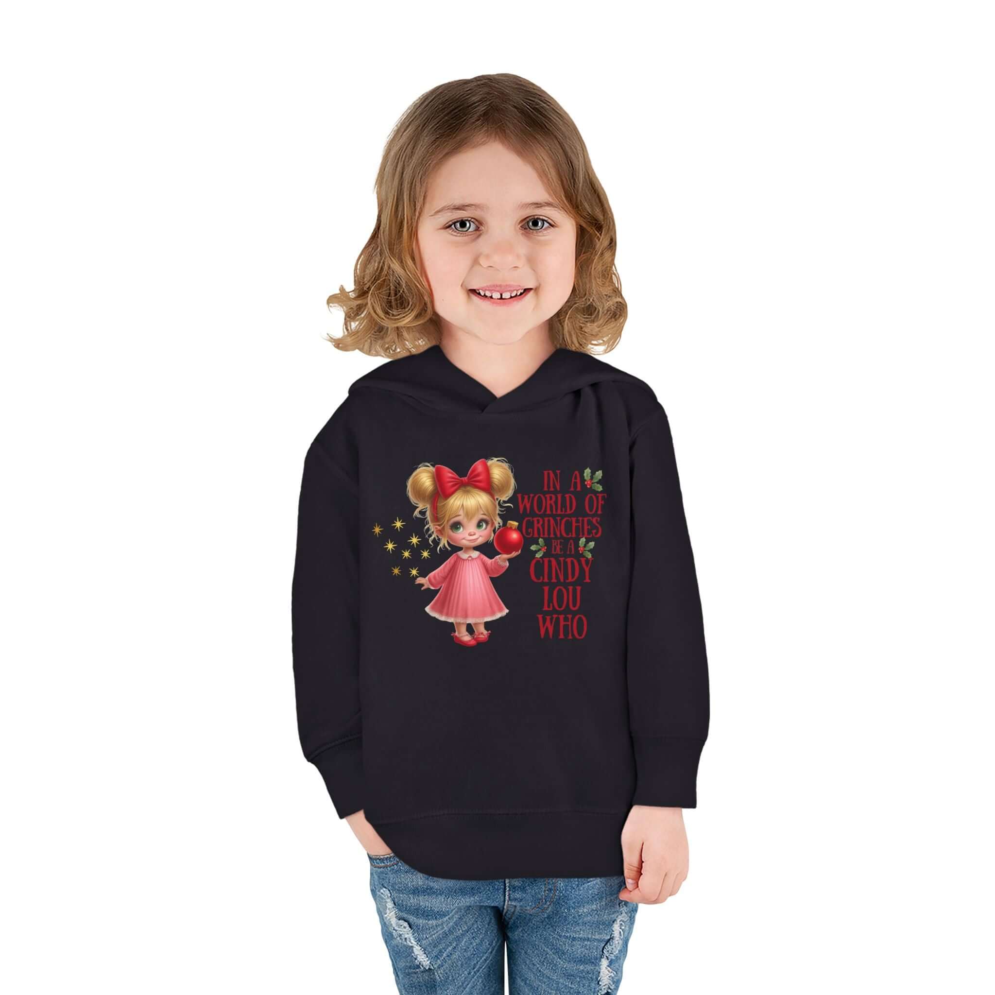 Cindy Lou Who Toddler Pullover Hoodie