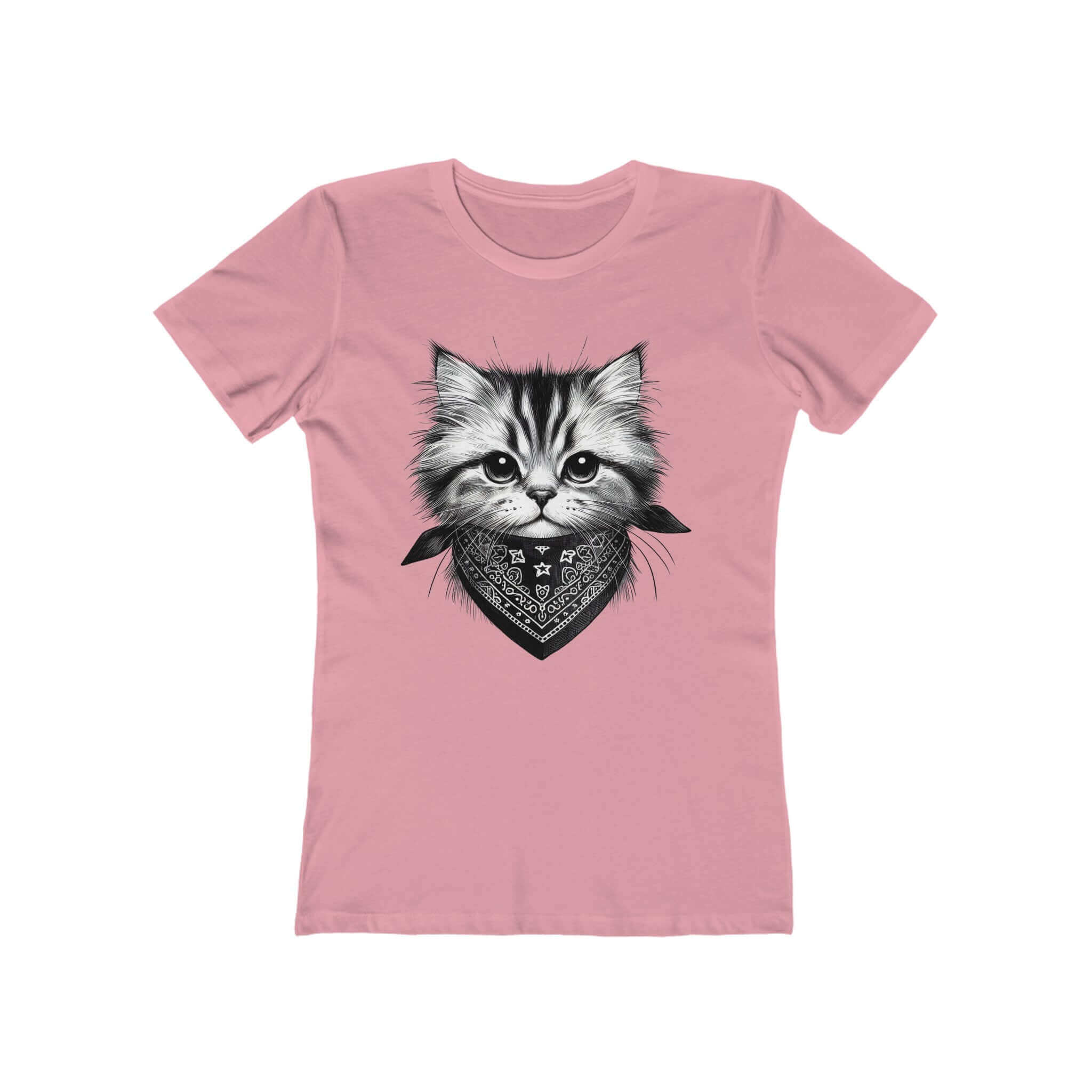 Cool Kitten with Bandanna Women’s Tee