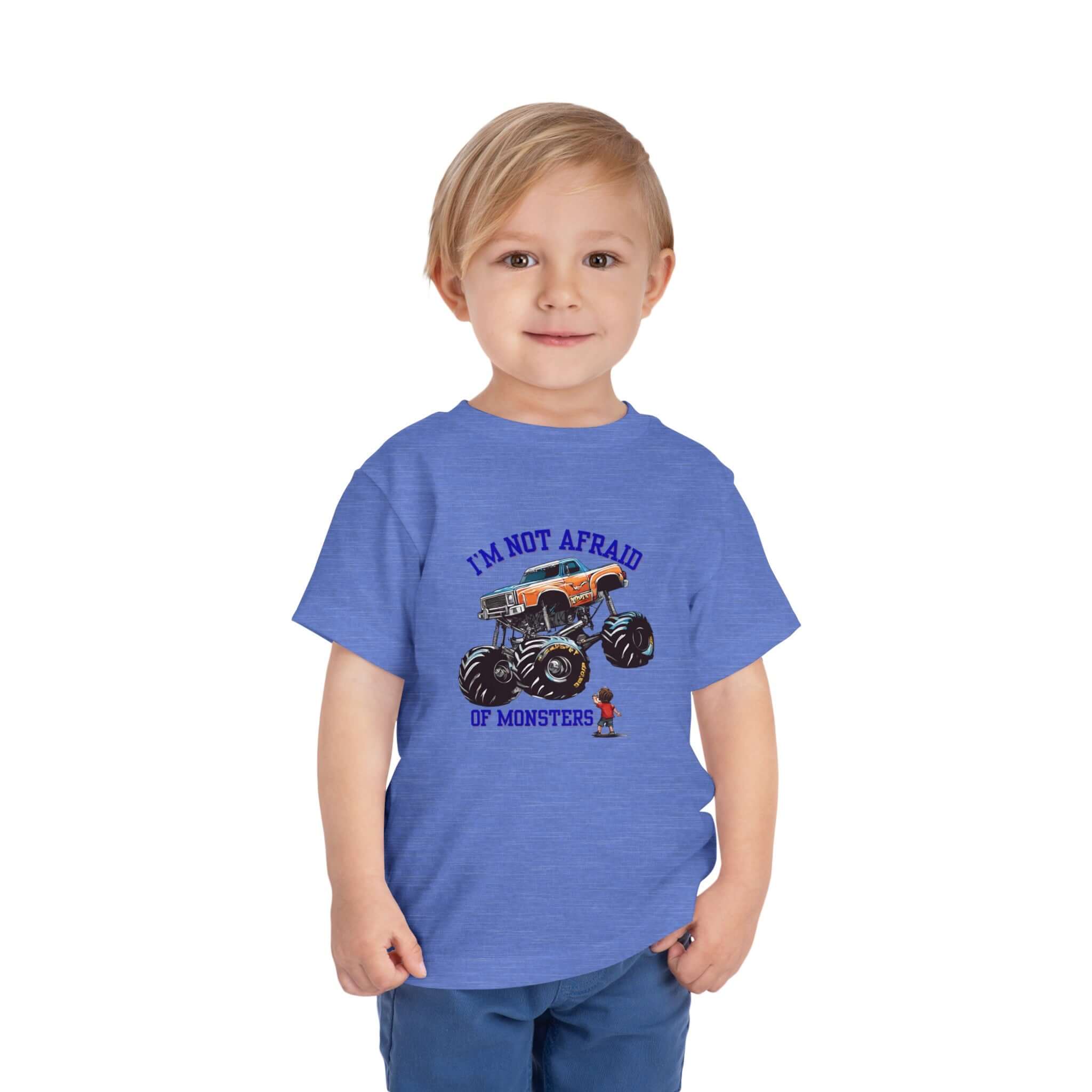 Cotton,Crew neck,DTG,Kids' Clothing,Monster truck shirt kids,Monster truck tshirt,Neck Labels,Regular fit,T-shirts