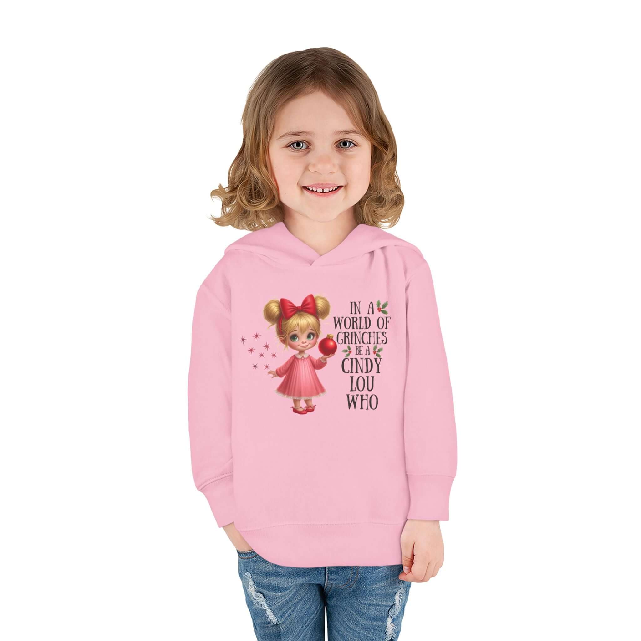 Cindy Lou Who Toddler Pullover Hoodie