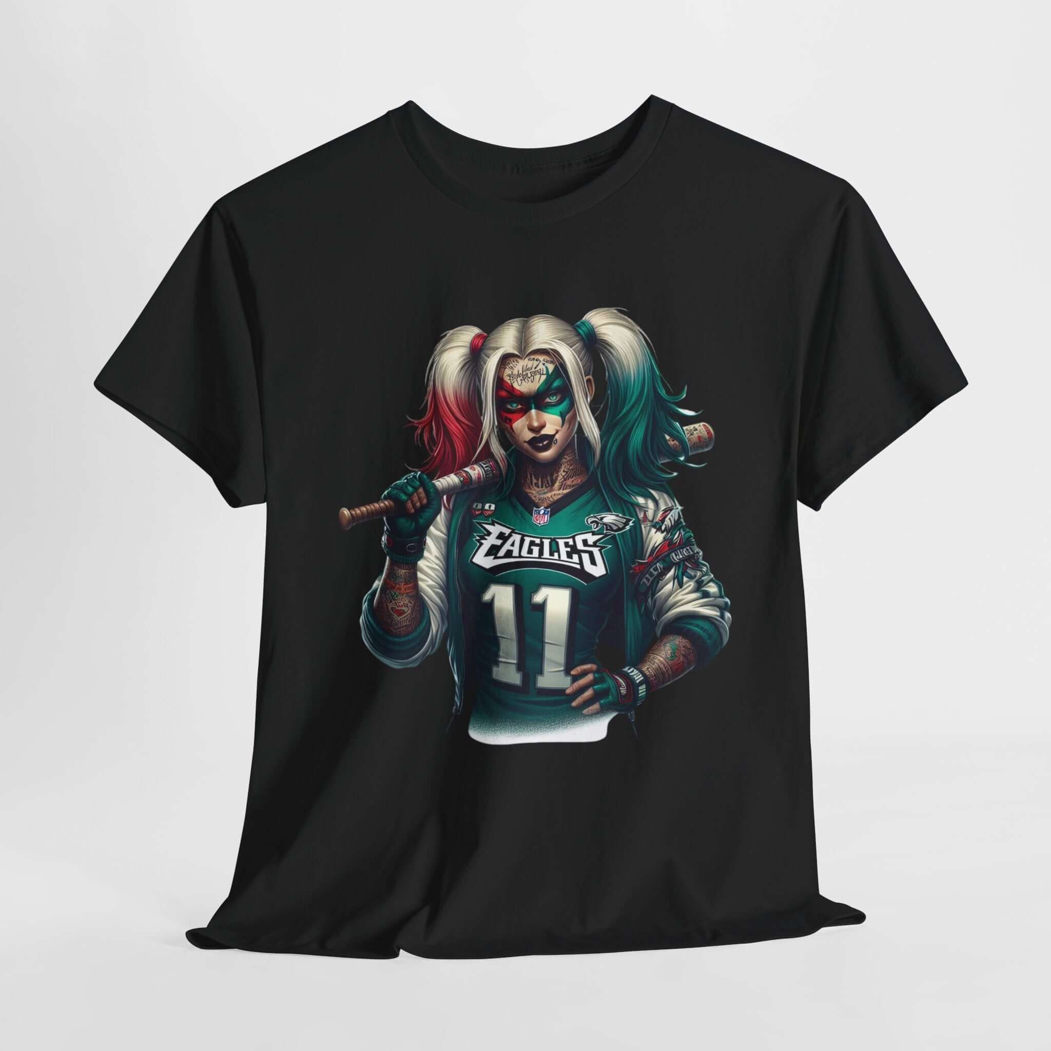 Harley Quinn Eagles Fan Unisex Heavy Cotton Tee