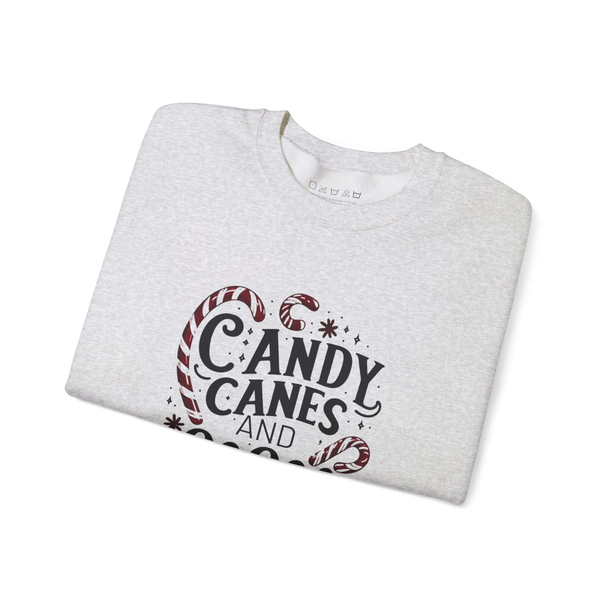 Candy Canes and Cocoa Holiday Heavy Blend™ Crewneck Sweatshirt