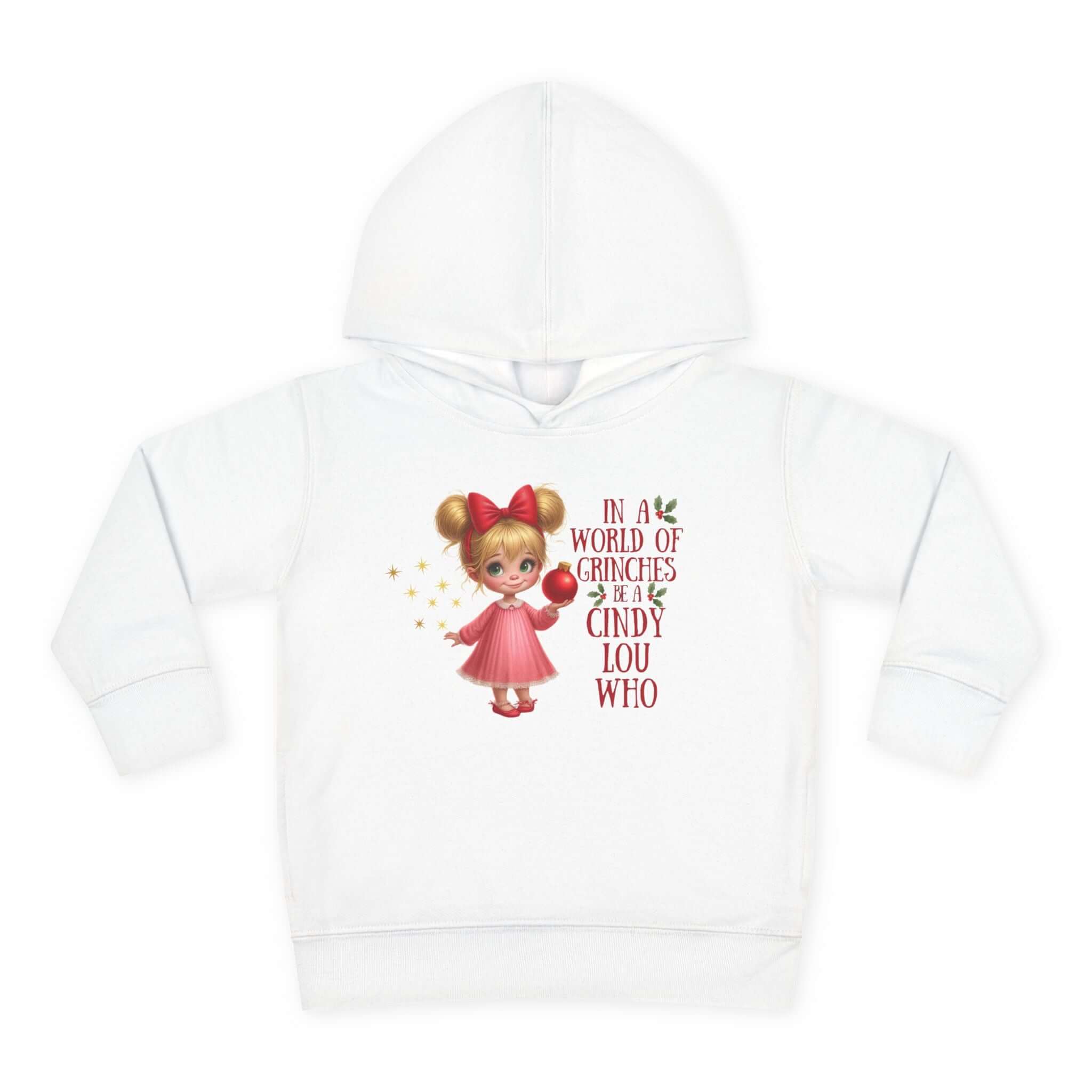 Cindy Lou Who Toddler Pullover Hoodie