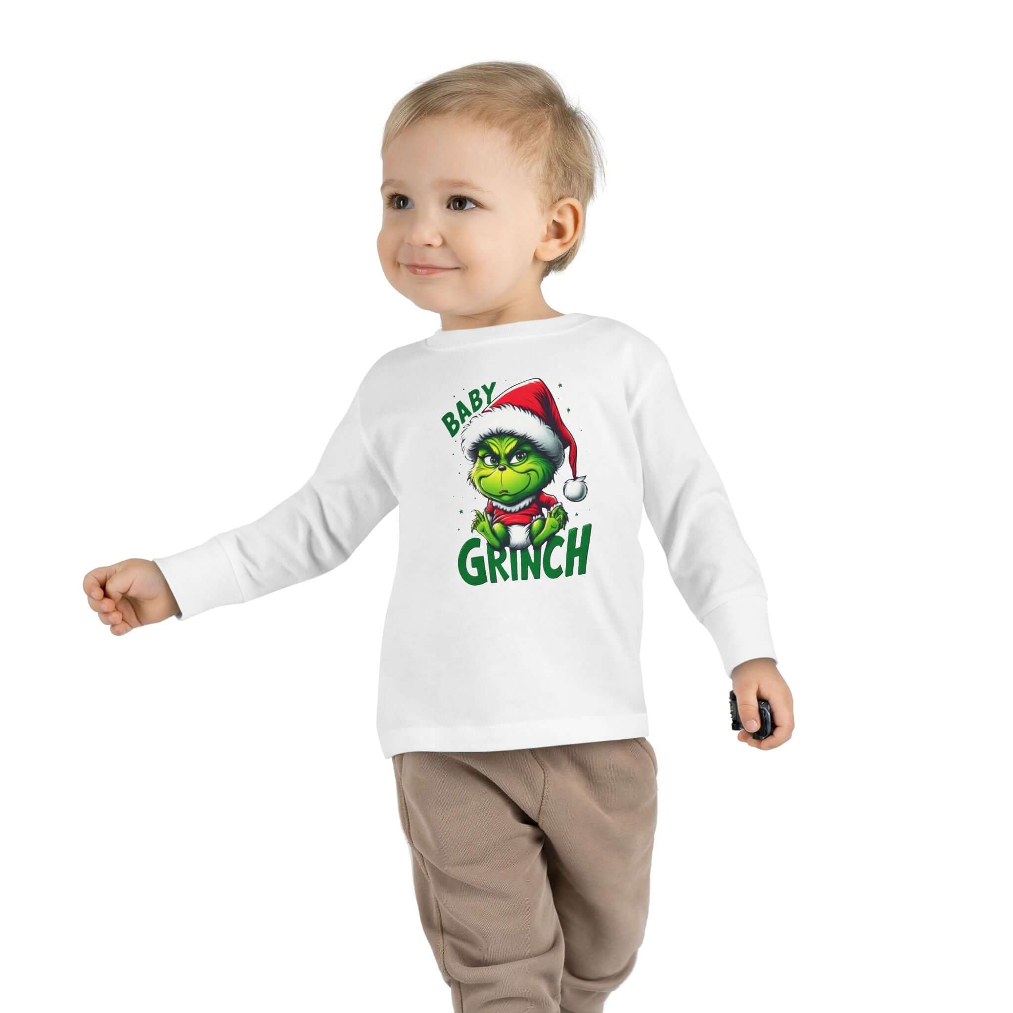 Baby Grinch Toddler Long Sleeve Tee