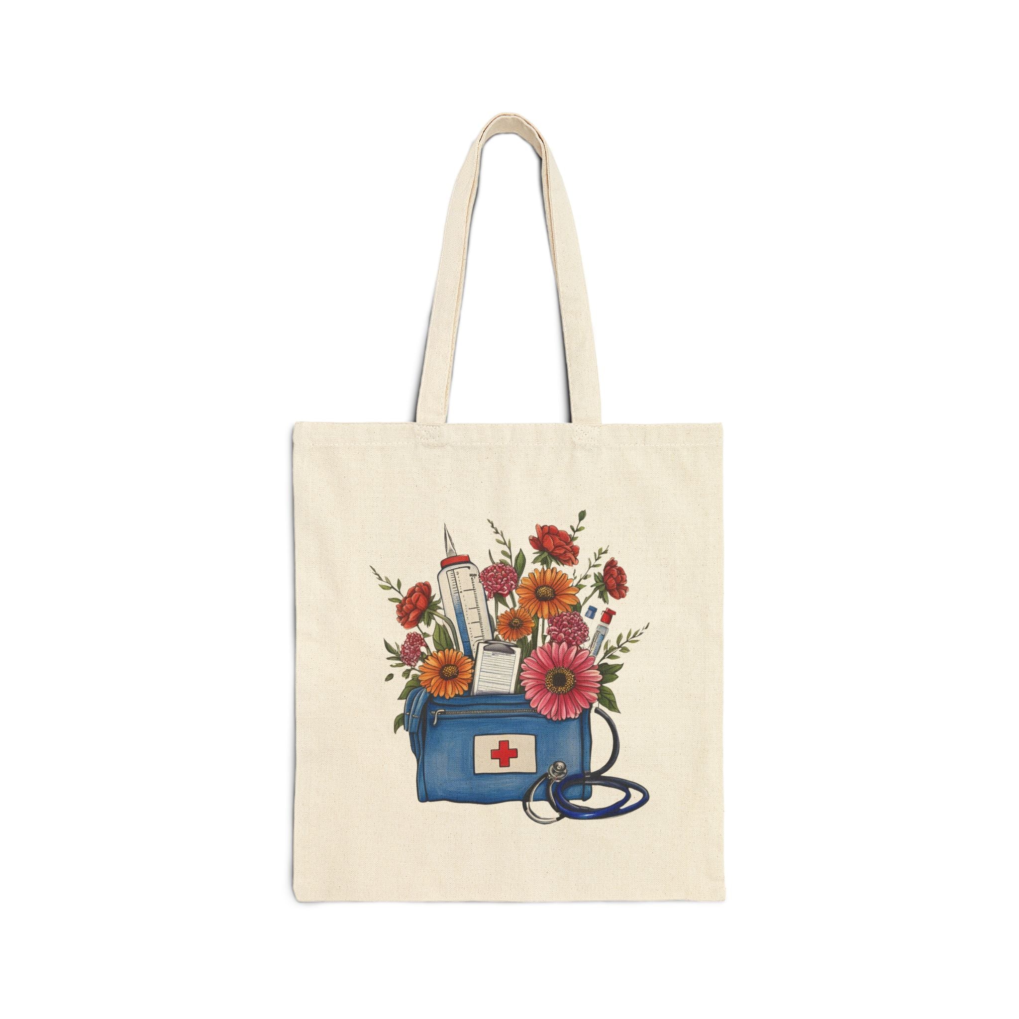 Nurse Tote Bag, Reusable Canvas, Perfect for Books or Shopping, Gift for Medical Professionals, Carryall Purse, Shoulder Handbag,