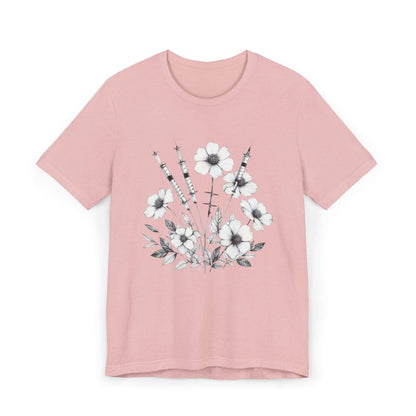 Keep Blooming Medical Flower Jersey T-Shirt