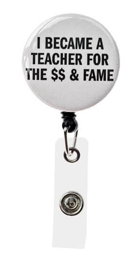 Teacher Badge Reel