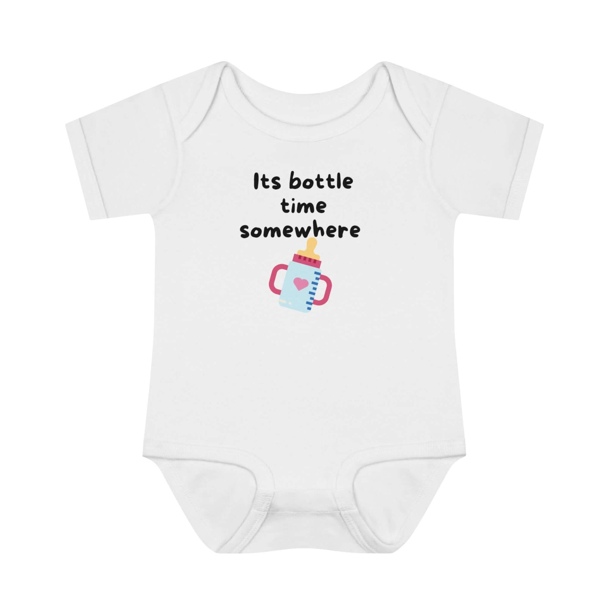 Baby bottle, Baby Clothing, Baby girl, Bodysuits, Bottle time, Cotton, Cute baby clothing, DTG, Funny baby gift, Funny baby onesie, Funnyonesie, Kids' Clothing, Neck Labels, Onesies, Regular fit