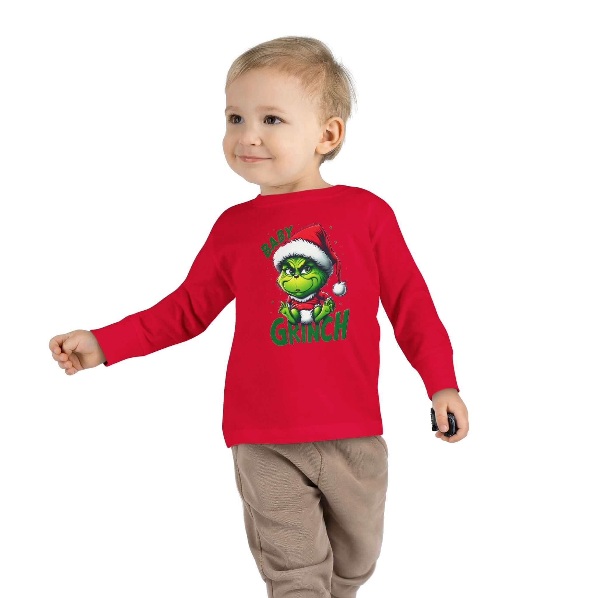 Baby Grinch Toddler Long Sleeve Tee