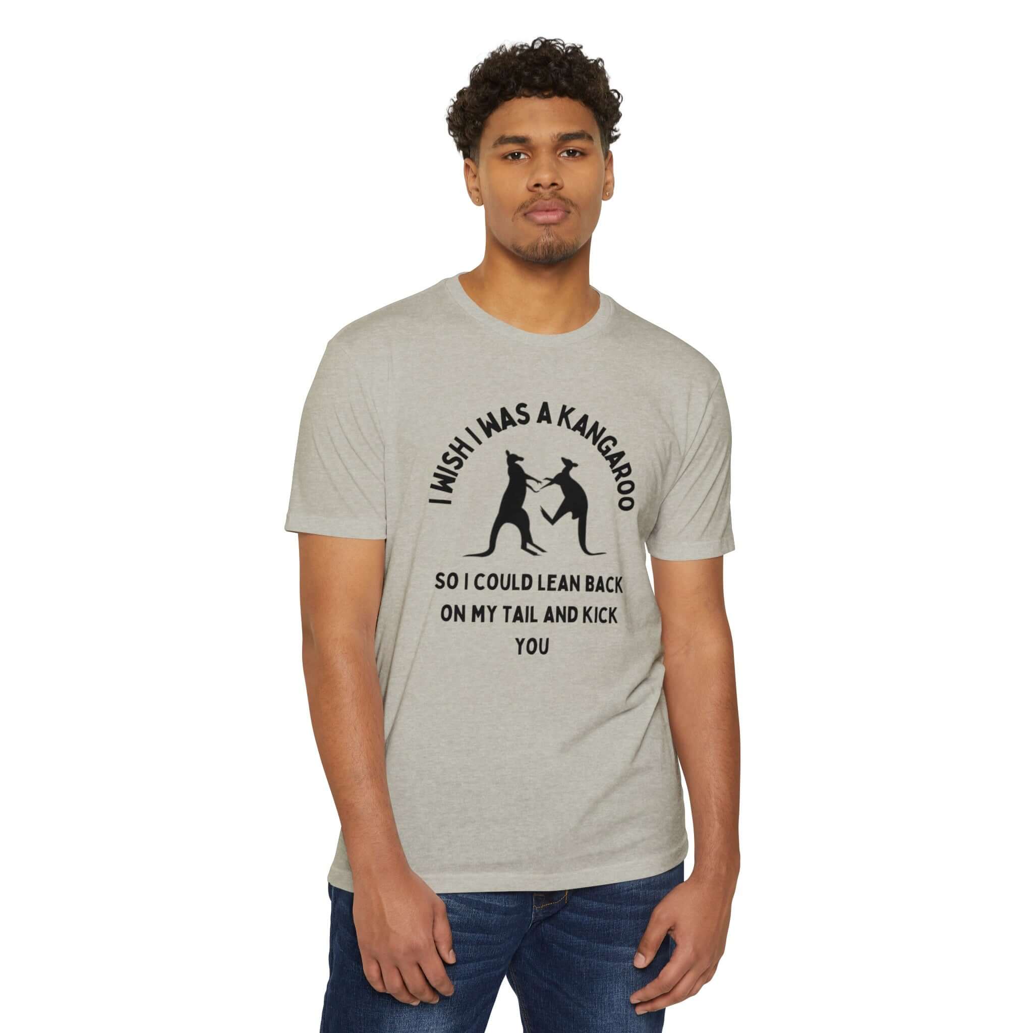 Kangaroo Sarcastic Jersey T-shirt