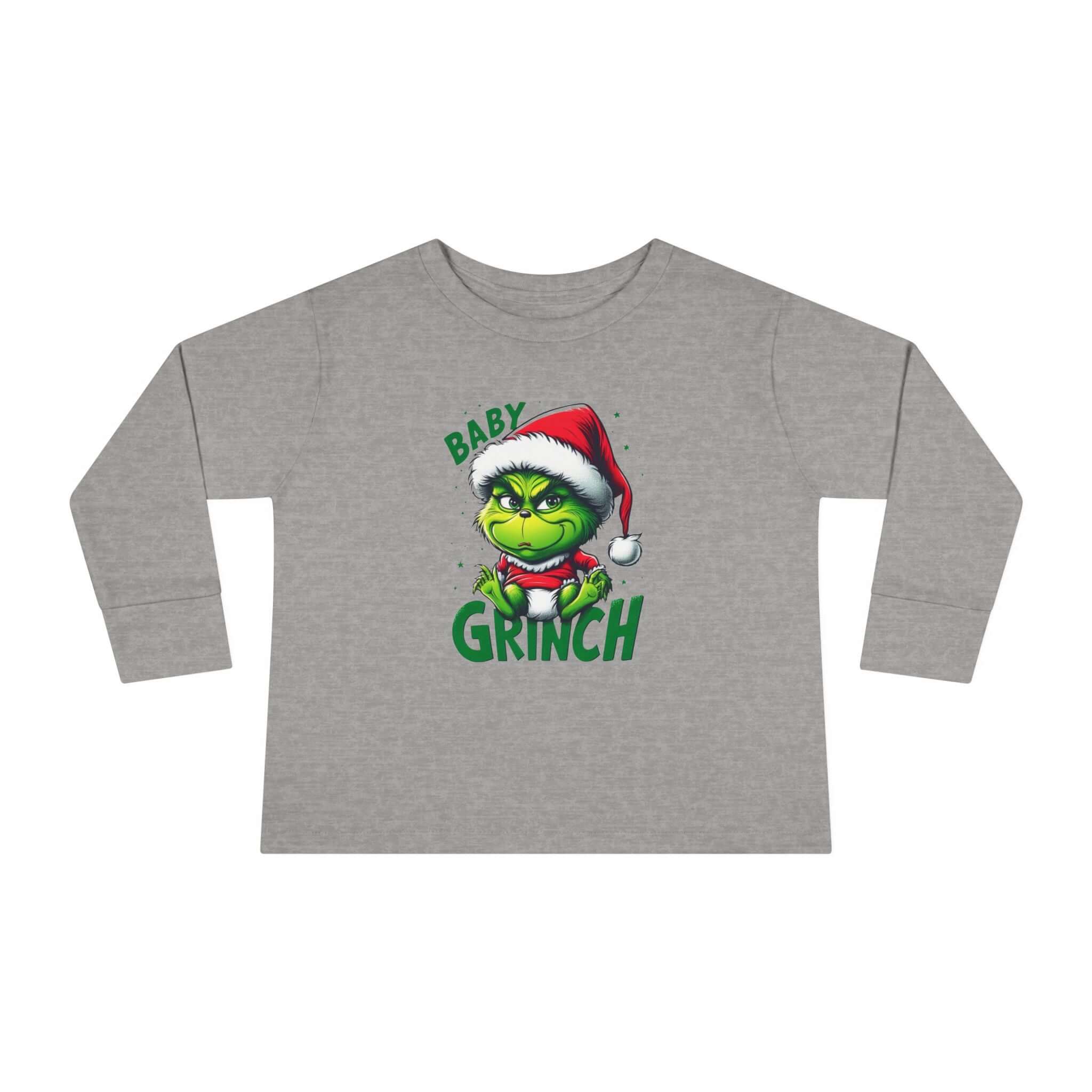 Baby Grinch Toddler Long Sleeve Tee