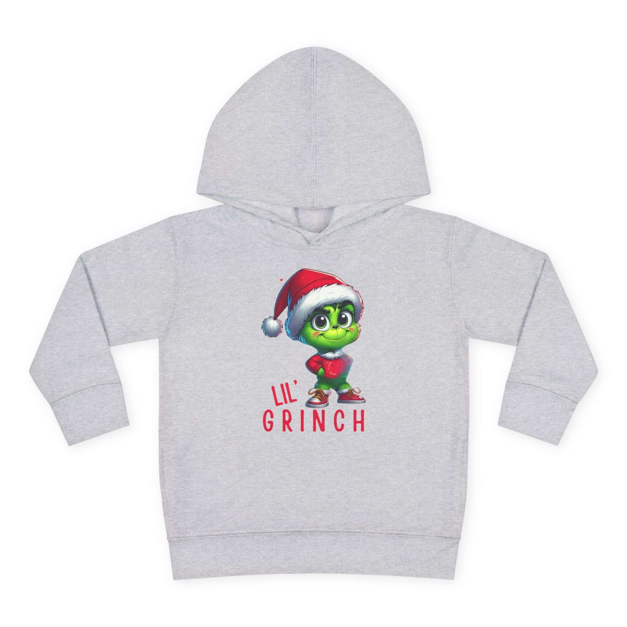 Boys lil grinch Toddler Pullover Fleece Hoodie