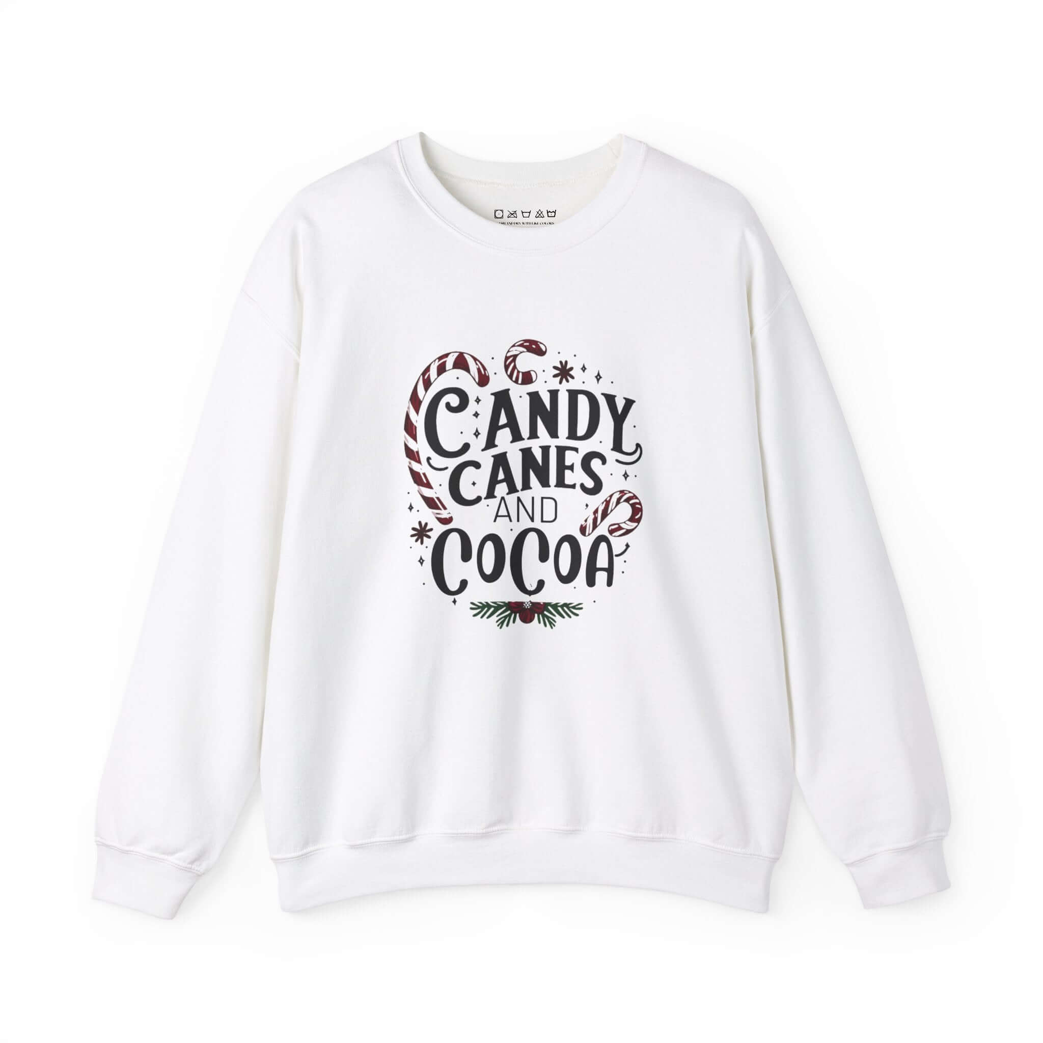 Candy Canes and Cocoa Holiday Heavy Blend™ Crewneck Sweatshirt