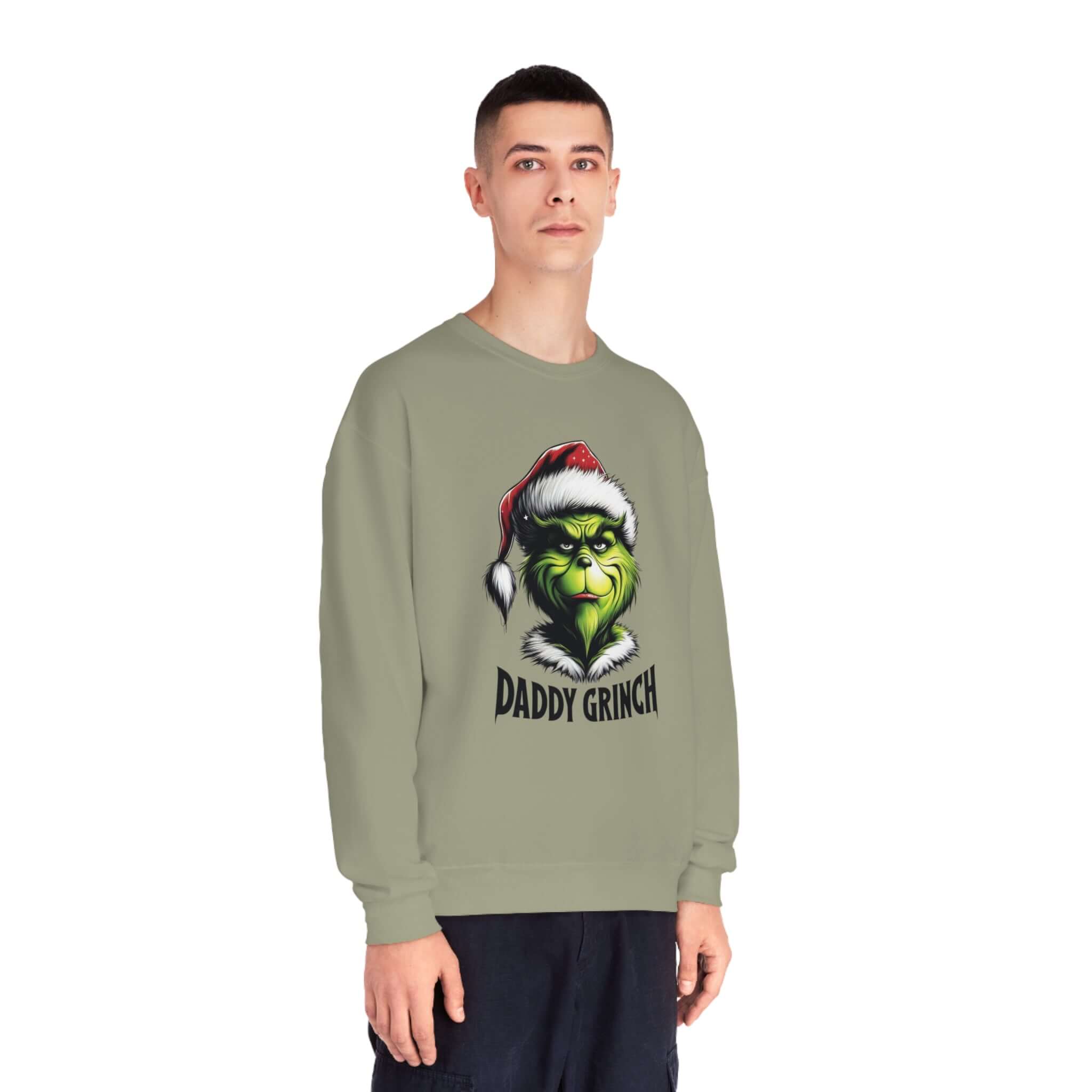 Daddy grinch Crew Neck Sweatshirt