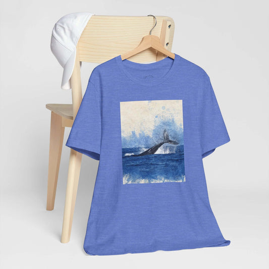 Whale in the Sea Jersey Short Sleeve Tee