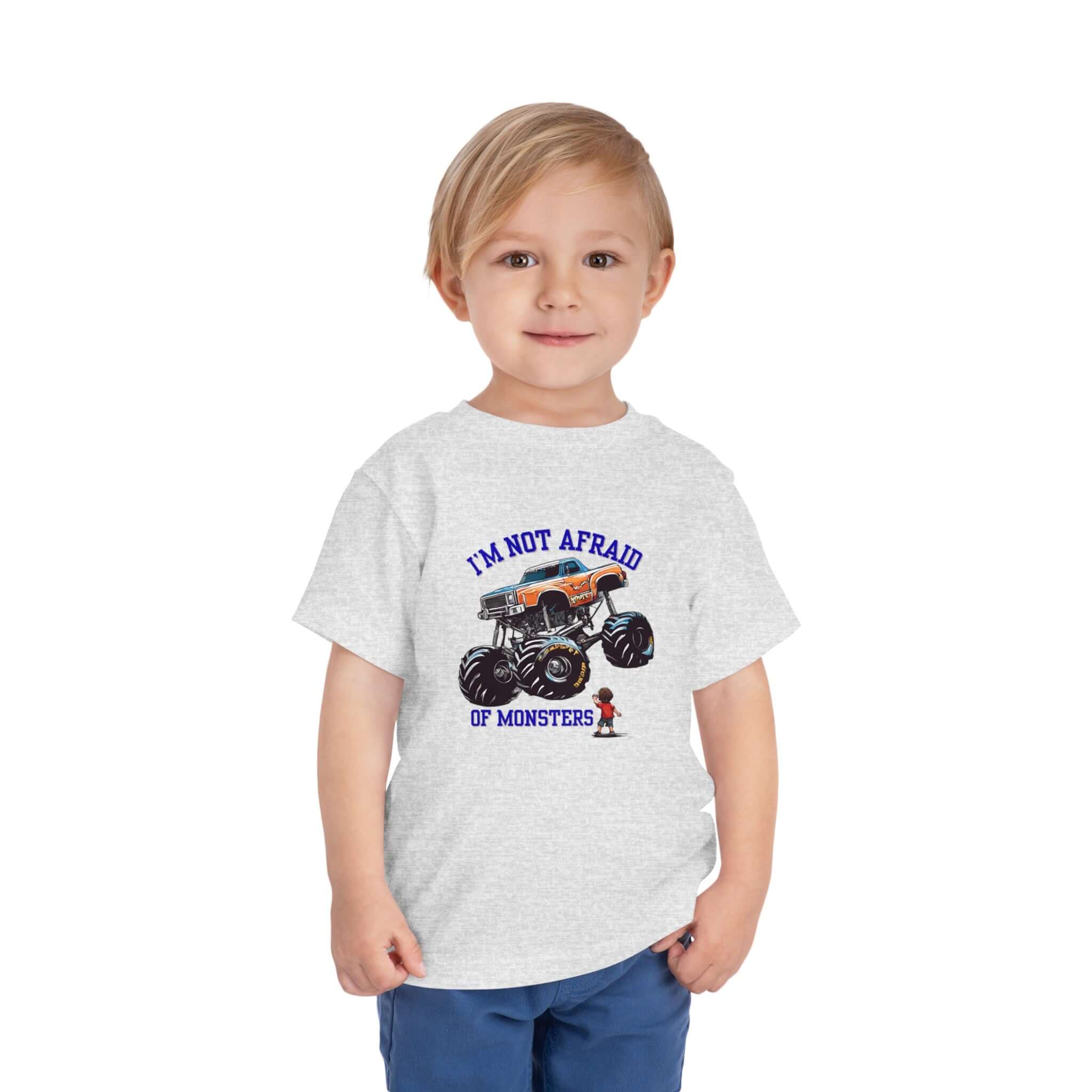 Cotton,Crew neck,DTG,Kids' Clothing,Monster truck shirt kids,Monster truck tshirt,Neck Labels,Regular fit,T-shirts