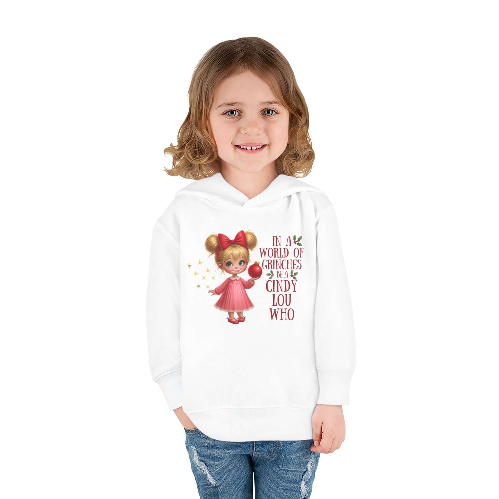 Cindy Lou Who Toddler Pullover Hoodie