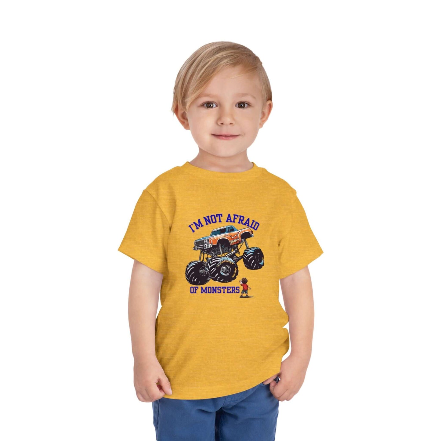 Cotton,Crew neck,DTG,Kids' Clothing,Monster truck shirt kids,Monster truck tshirt,Neck Labels,Regular fit,T-shirts
