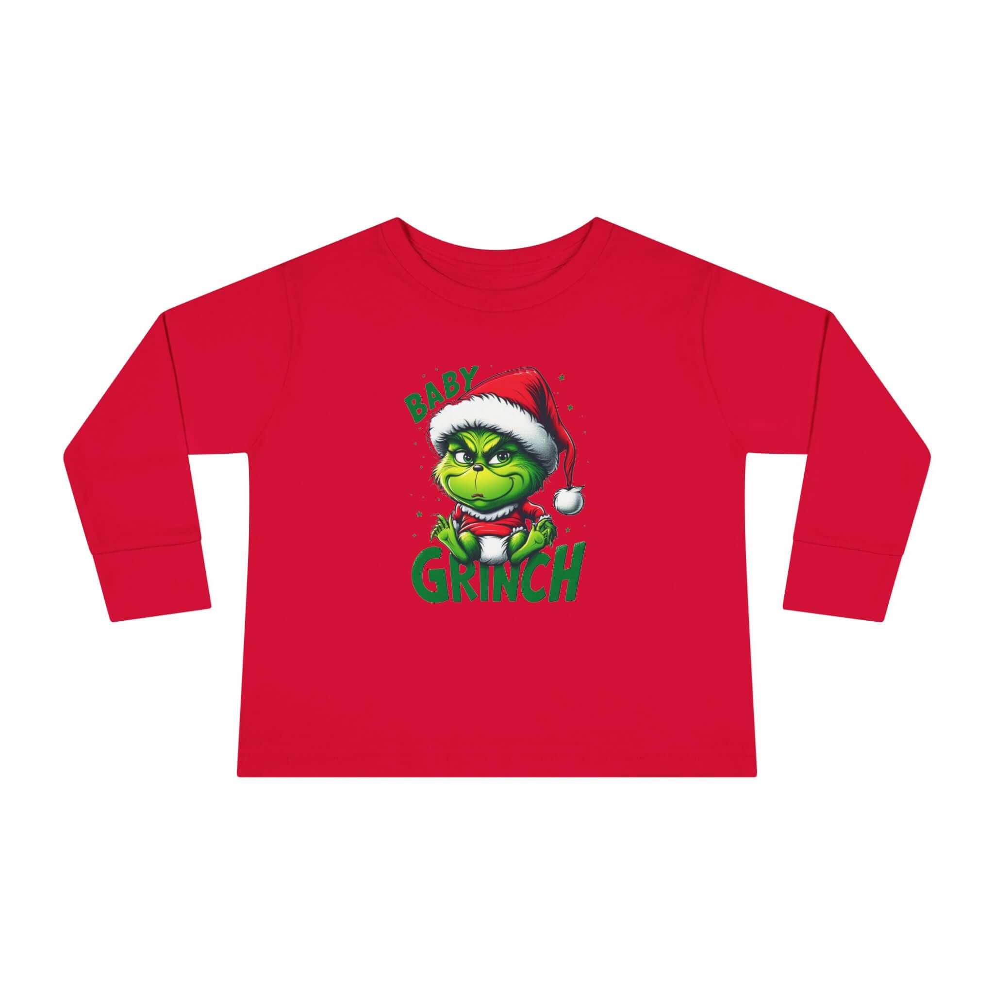 Baby Grinch Toddler Long Sleeve Tee