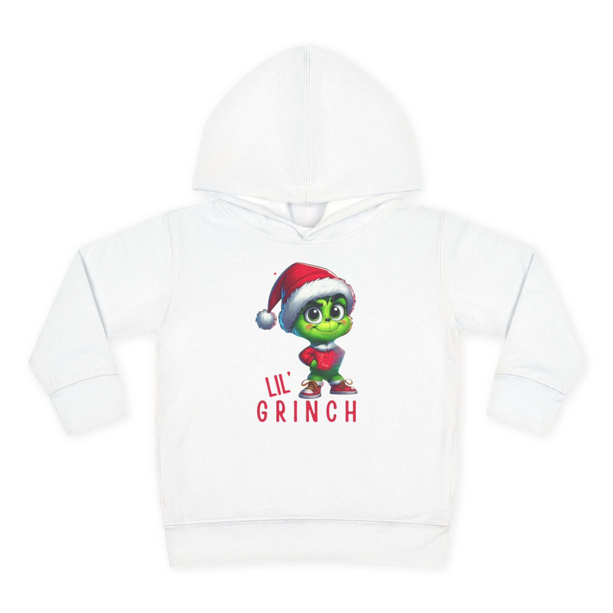 Boys lil grinch Toddler Pullover Fleece Hoodie