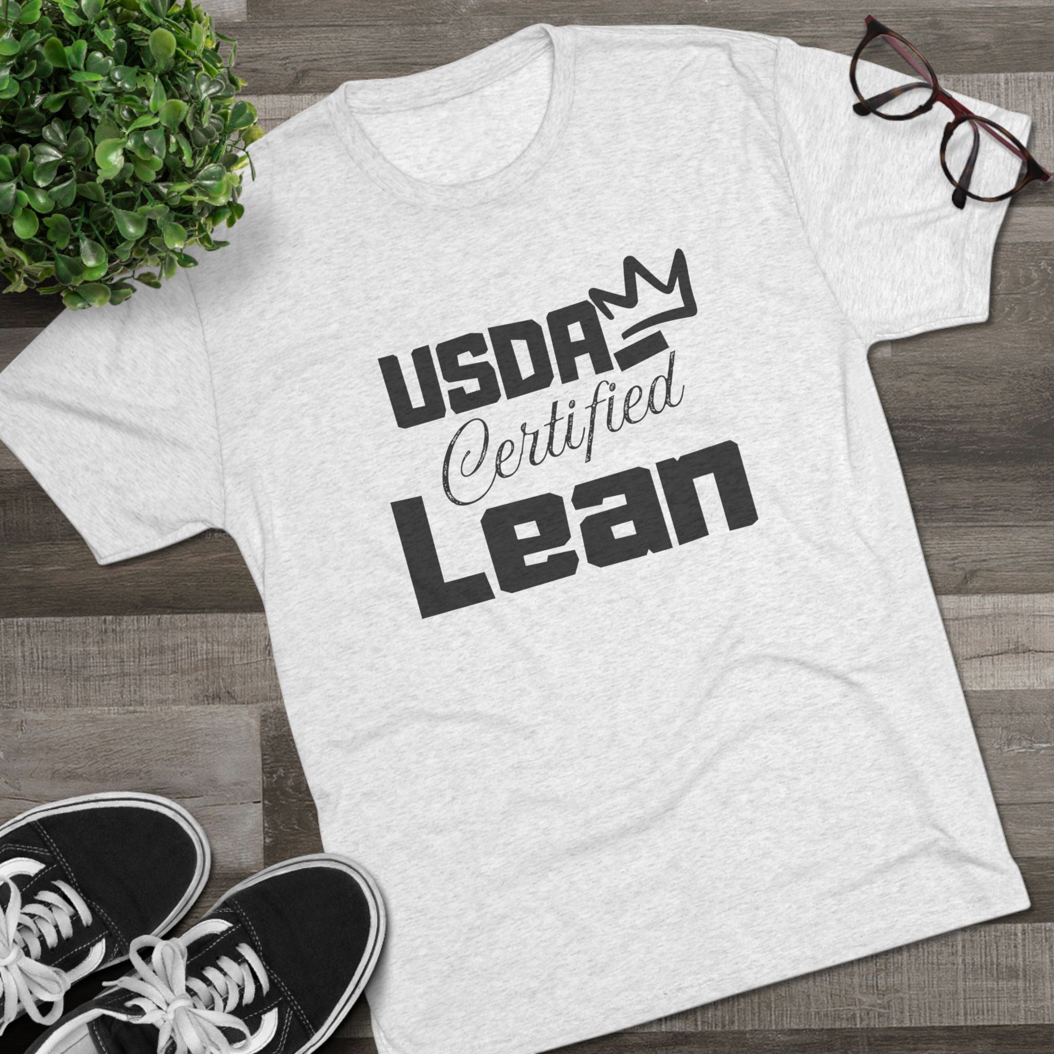 USDA certified lean mens tshirt