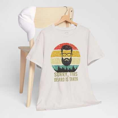 Sorry This beard is taken Mens Heavy Cotton Tee