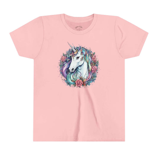 Unicorn Flowers tshirt girls