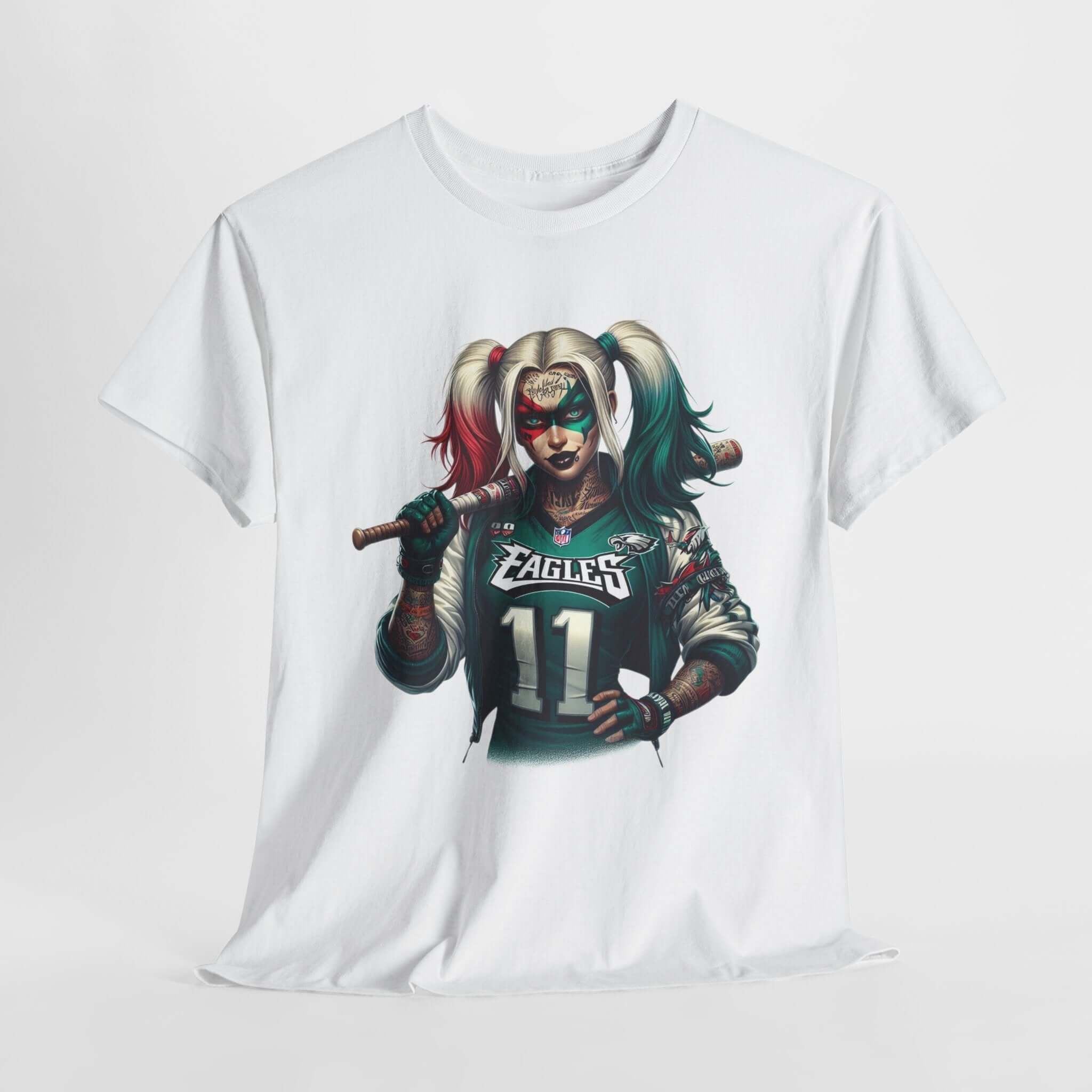 Harley Quinn Eagles Fan Unisex Heavy Cotton Tee