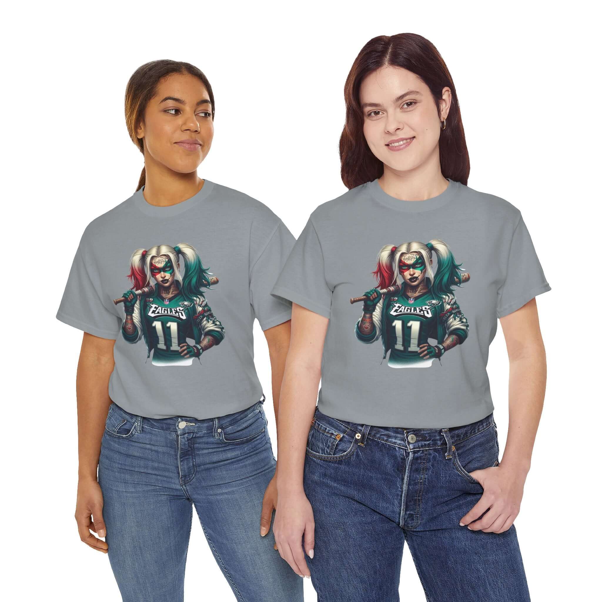 Harley Quinn Eagles Fan Unisex Heavy Cotton Tee