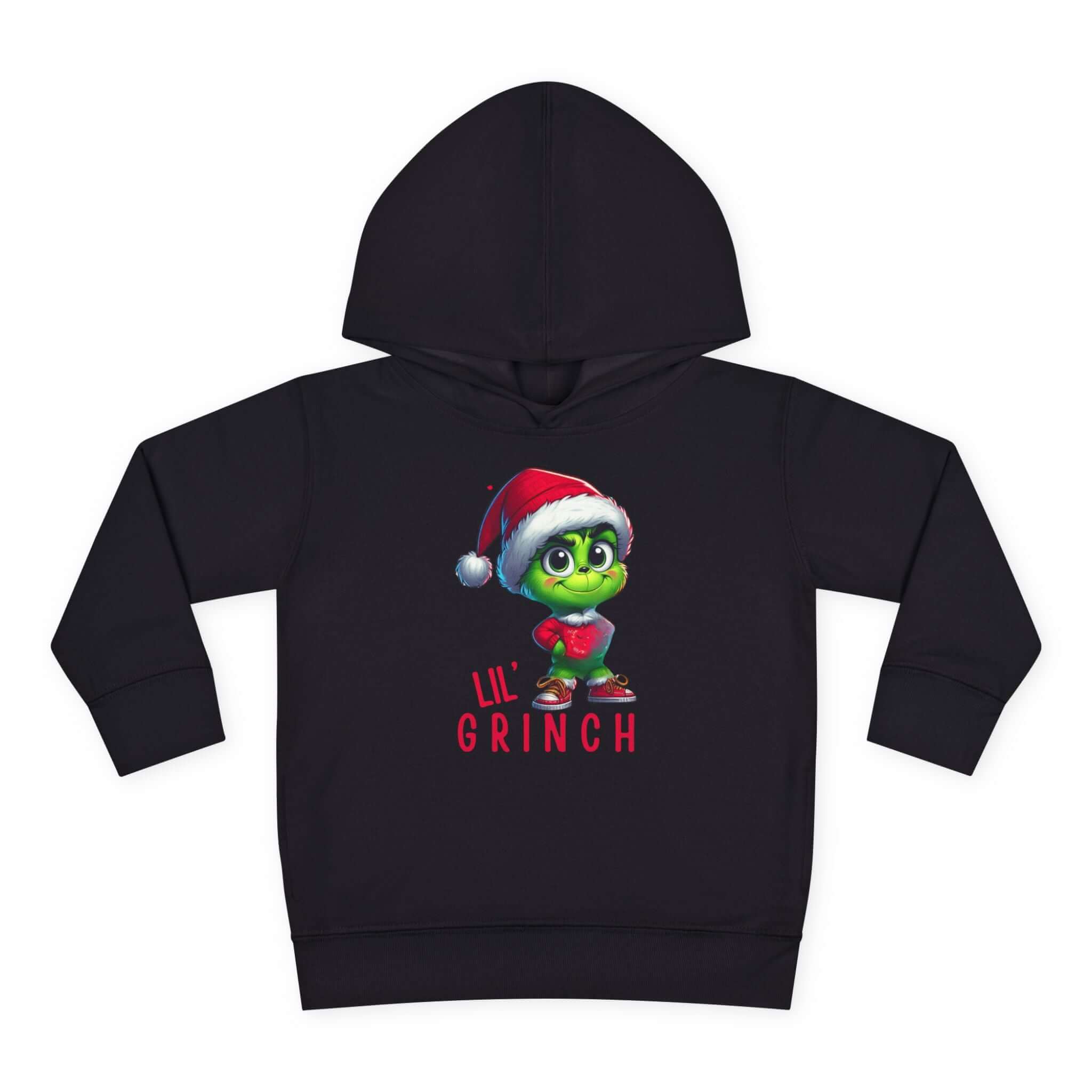 Boys lil grinch Toddler Pullover Fleece Hoodie