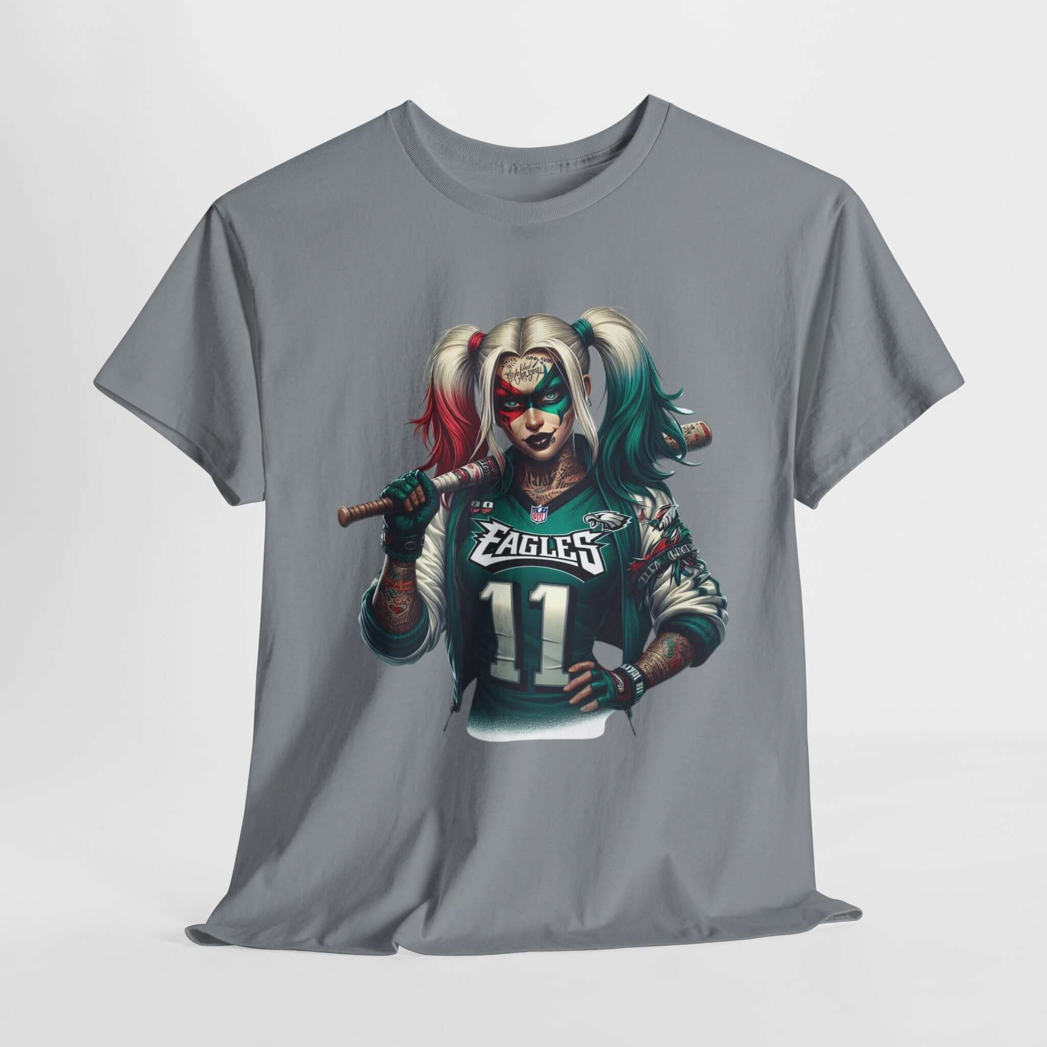 Harley Quinn Eagles Fan Unisex Heavy Cotton Tee