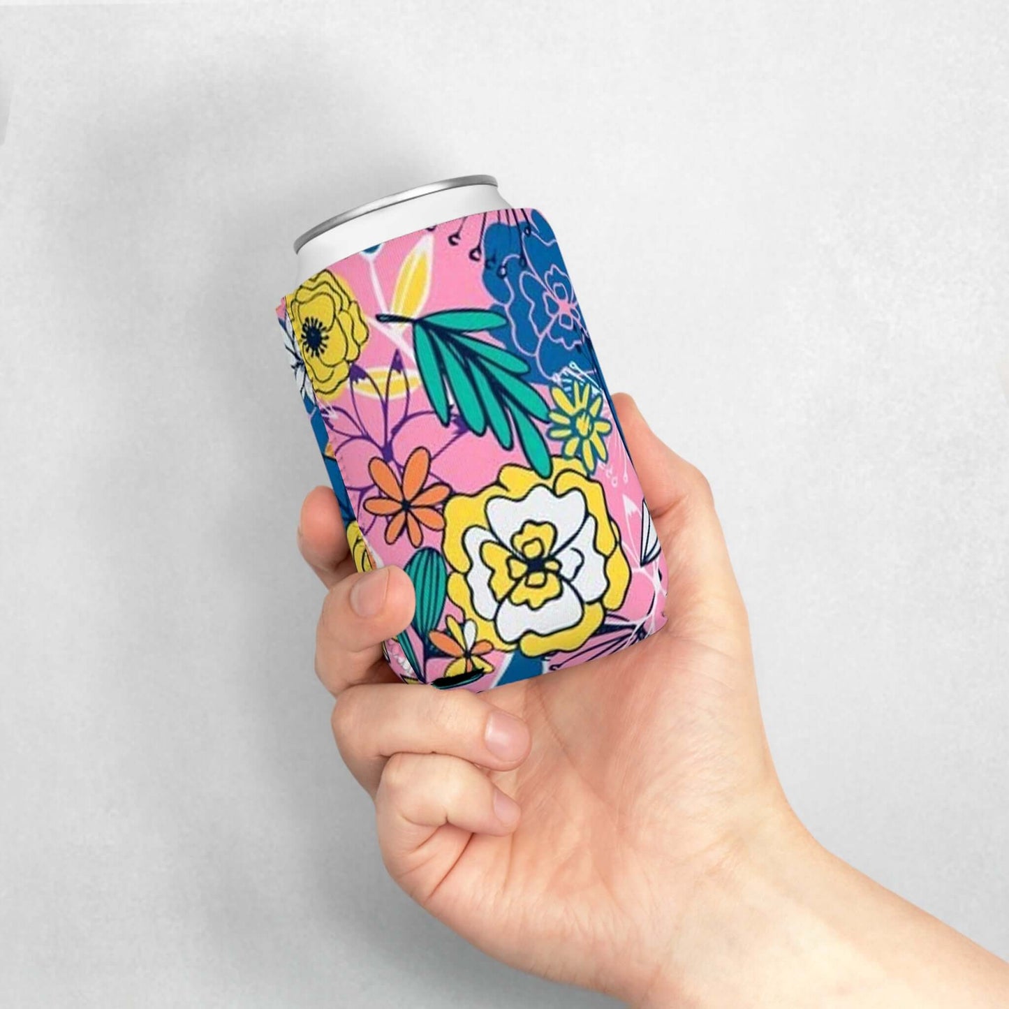 Tropical Bright Flower Koozie