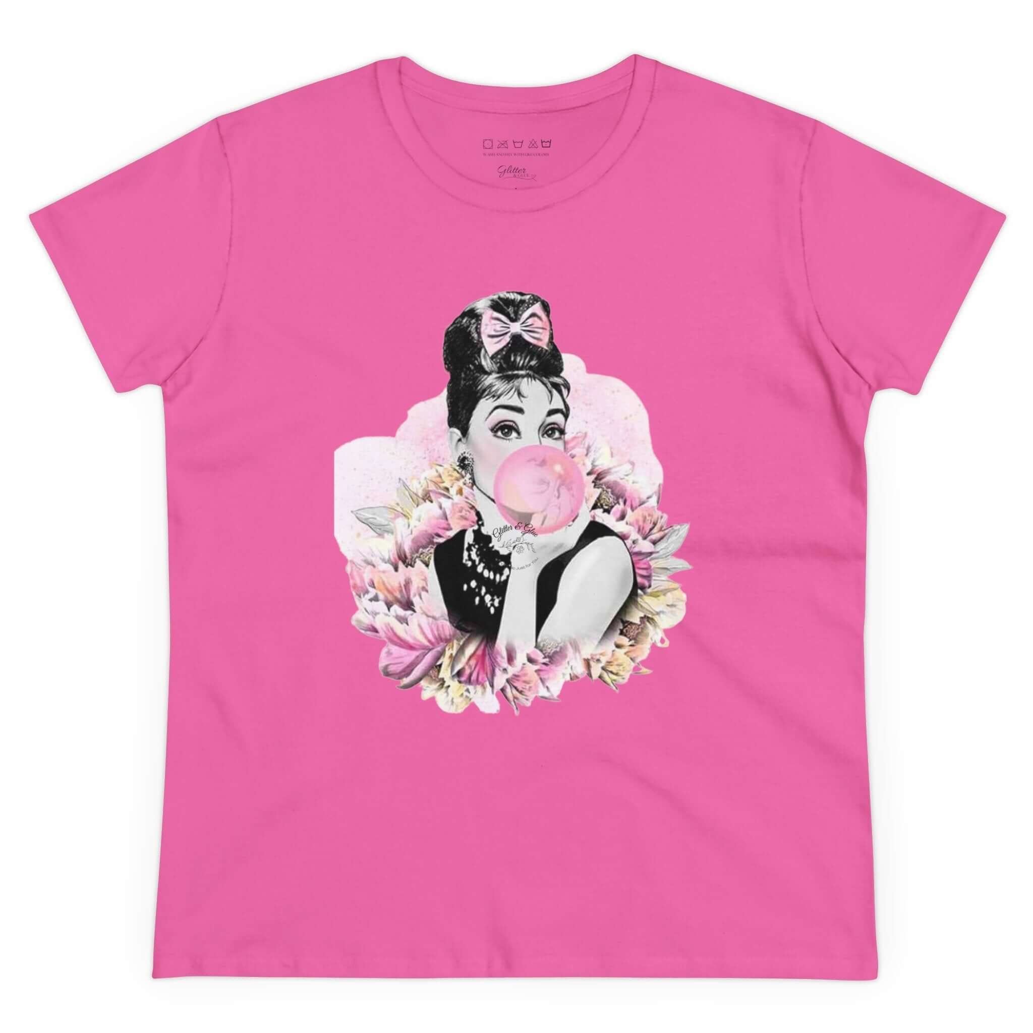 Audrey Hepburn Iconic Womens Cotton Tee