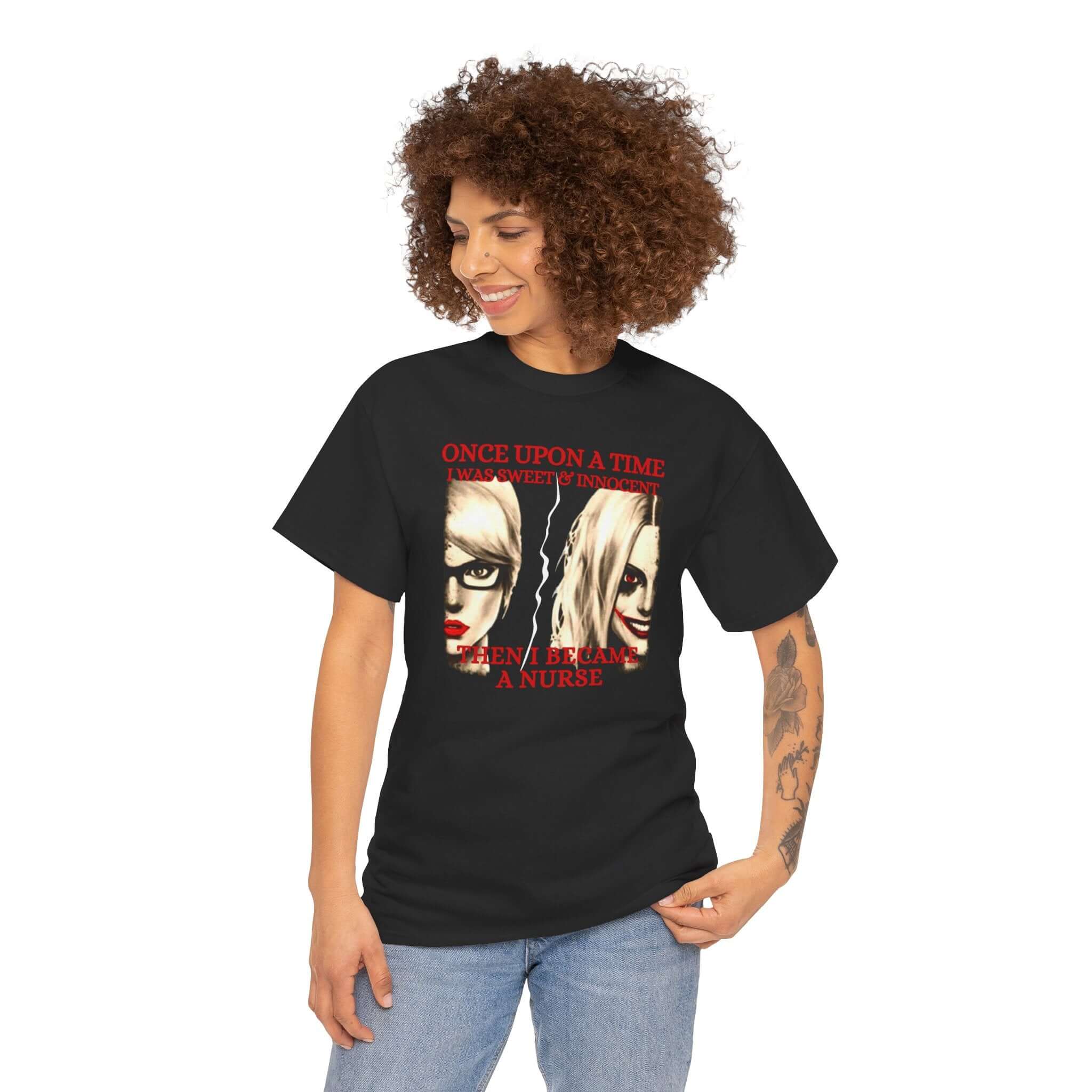 Harley Quinn nurse Unisex Heavy Cotton Tee