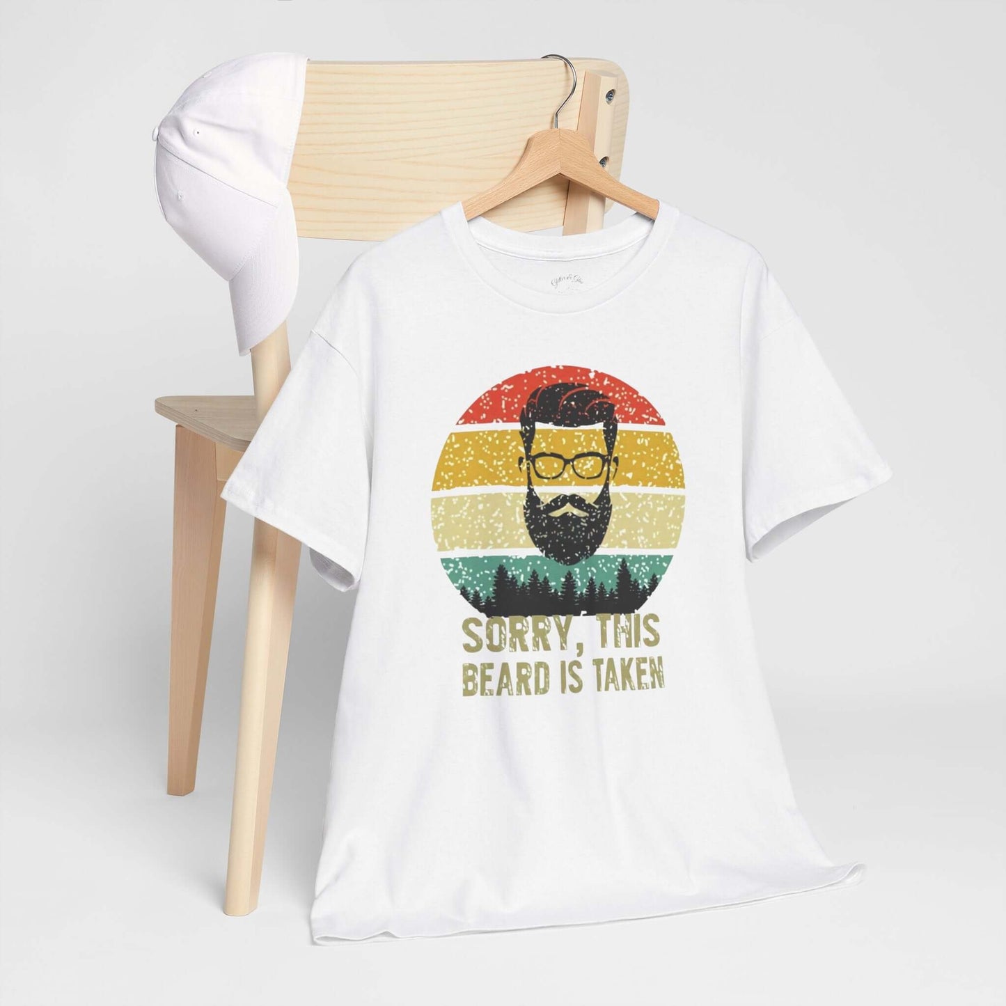 Sorry This beard is taken Mens Heavy Cotton Tee